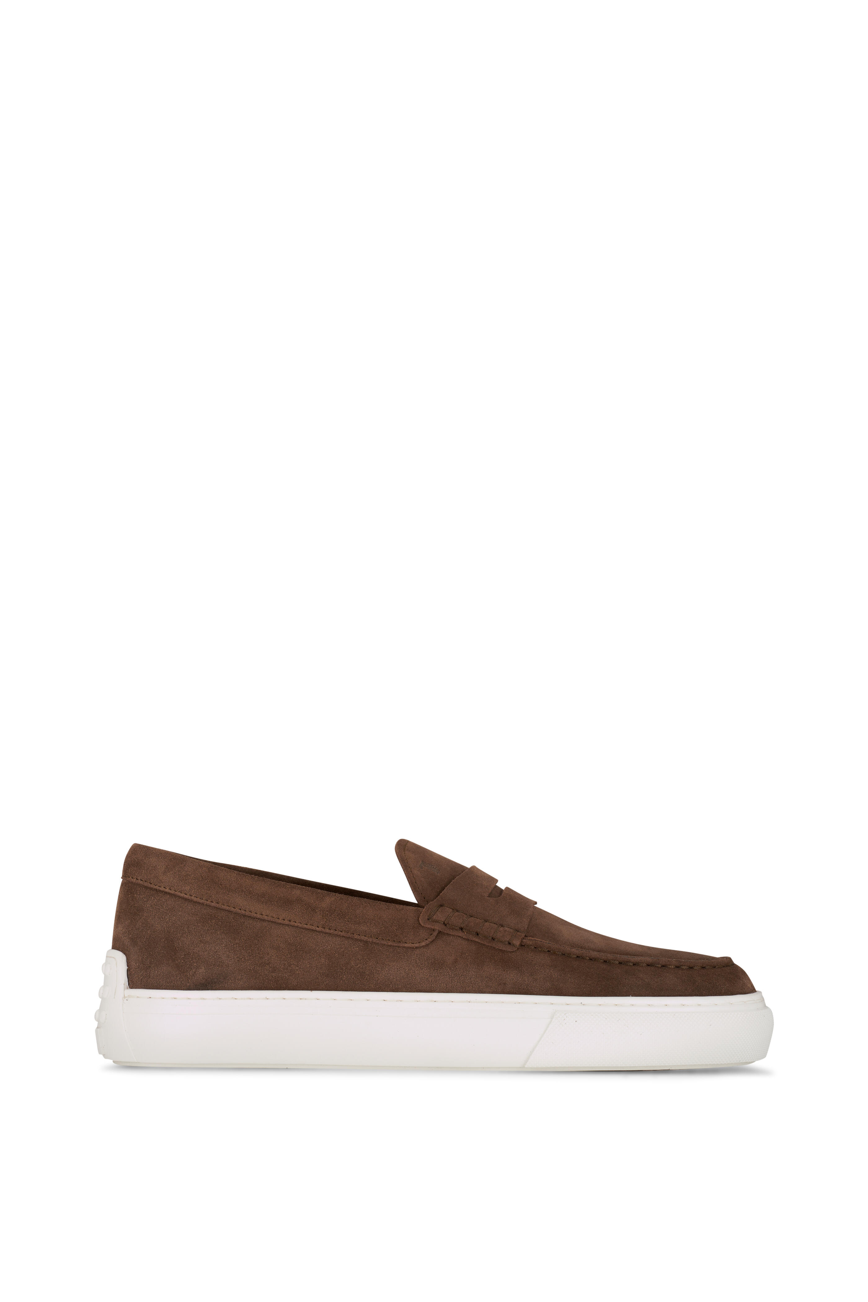 Tod's - Brown Suede Penny Loafer Sneaker