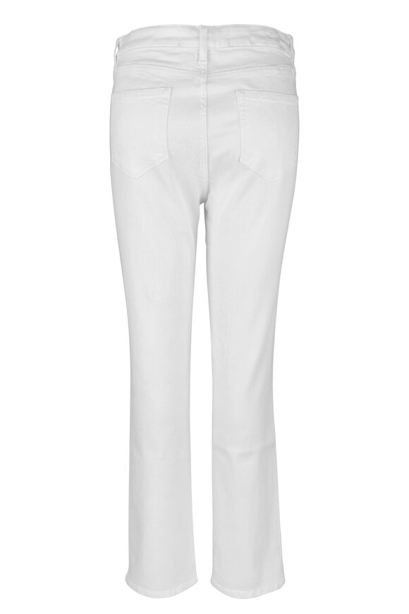 Kiton - White Straight Leg Stretch Cotton Jean 