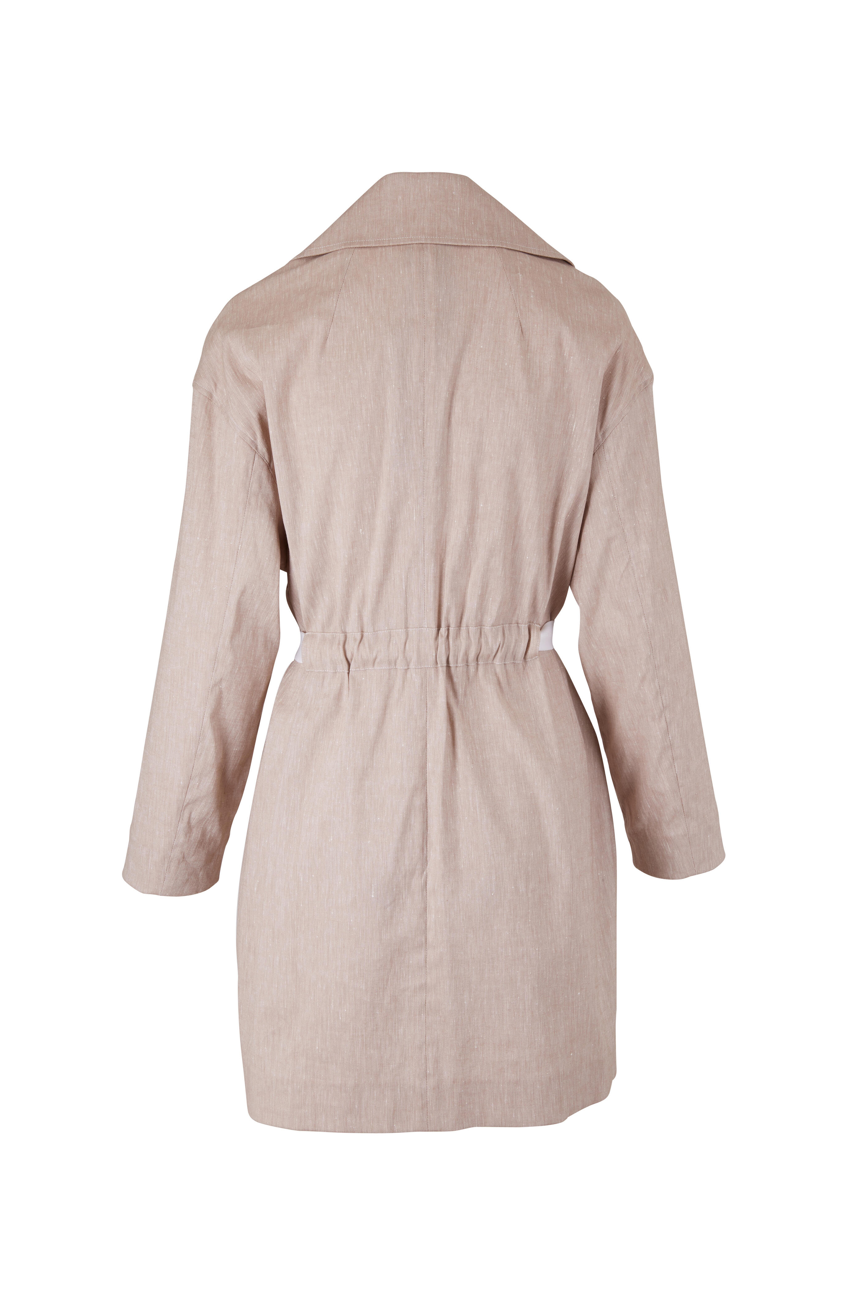 KZ_K Studio - Facets Beige Reversible Belted Coat