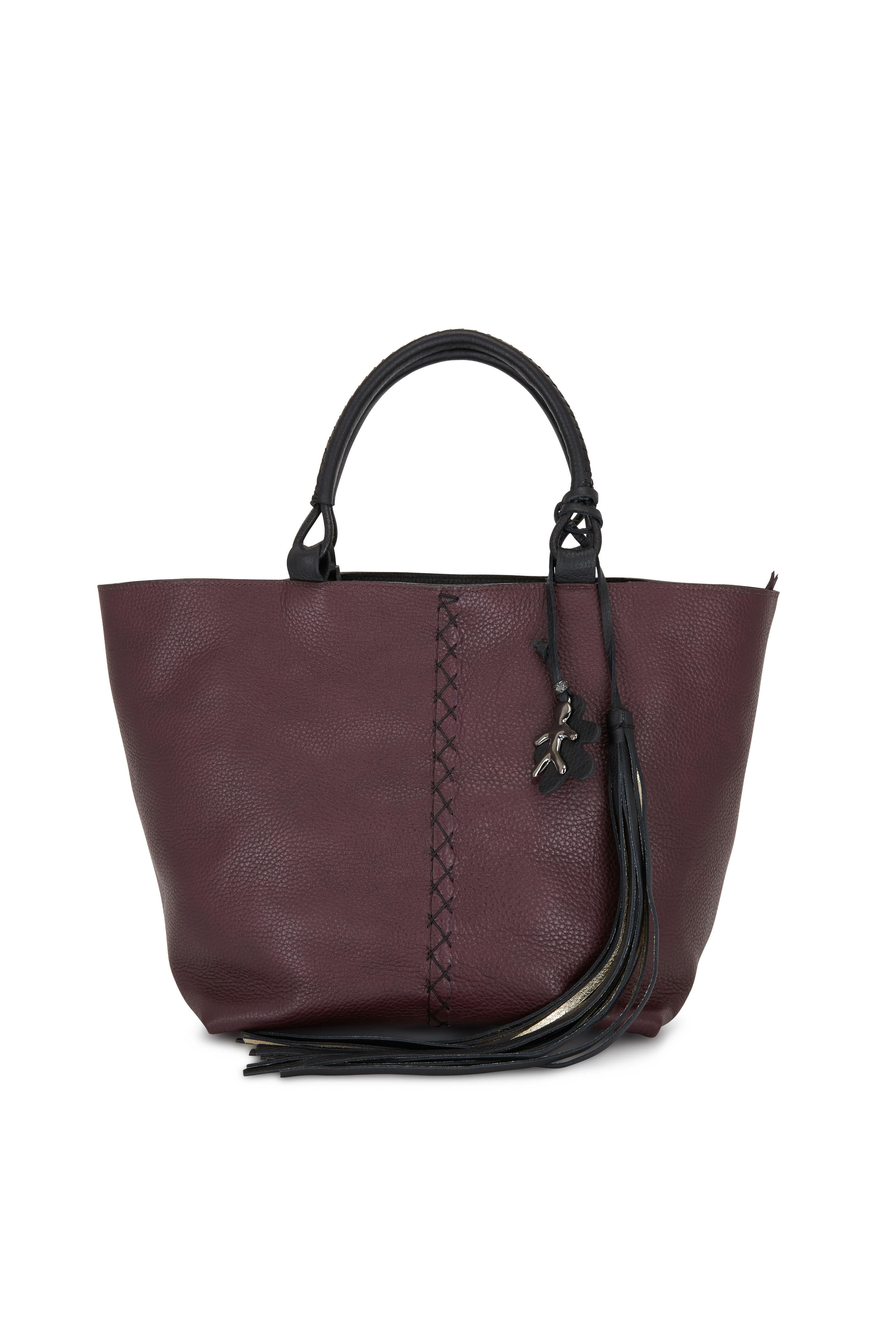 Henry Beguelin - Brown & Black Leather Medium Tote