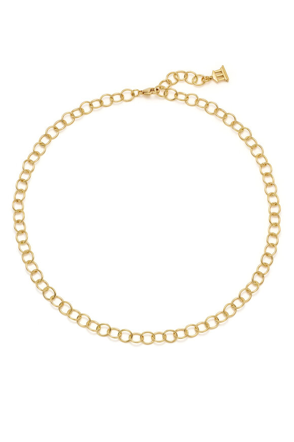 Temple St. Clair 18k Yellow Gold Oval Chain - view 1