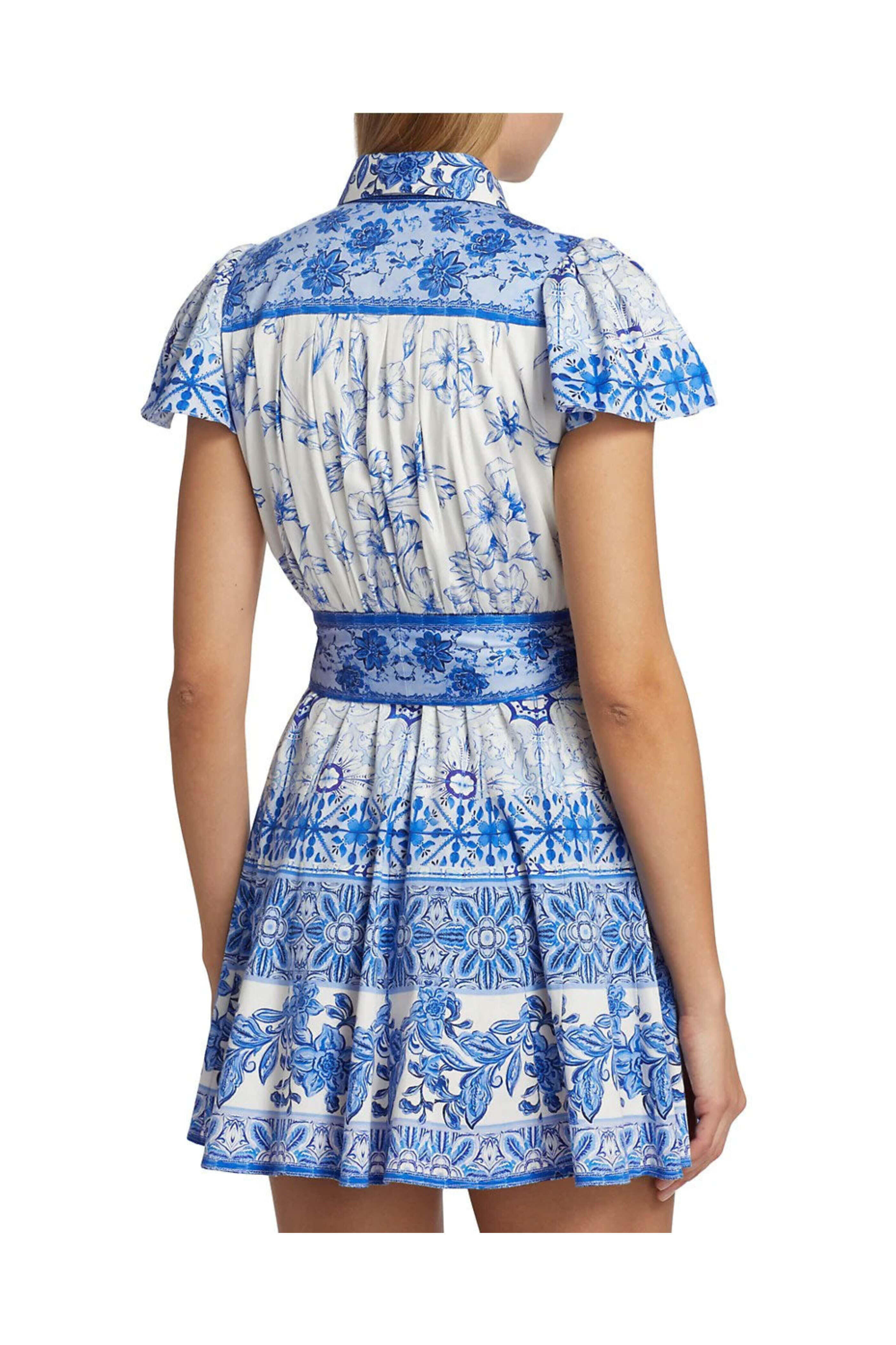 Alice & Olivia - Greek Tile Tiffie Mini Dress