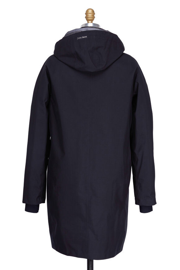 Herno - Black Gortex Hooded Parka 