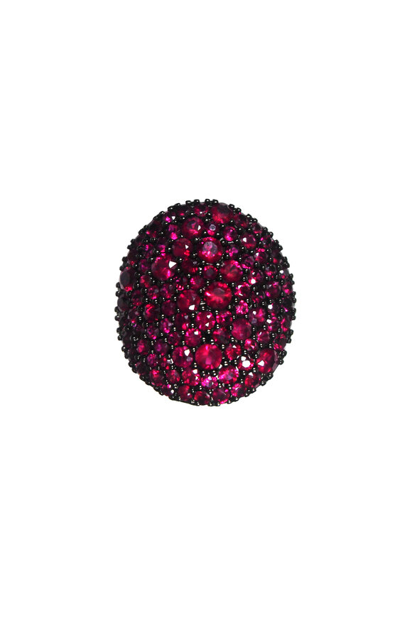 Etho Maria - 18K Rose Gold Ruby Ring