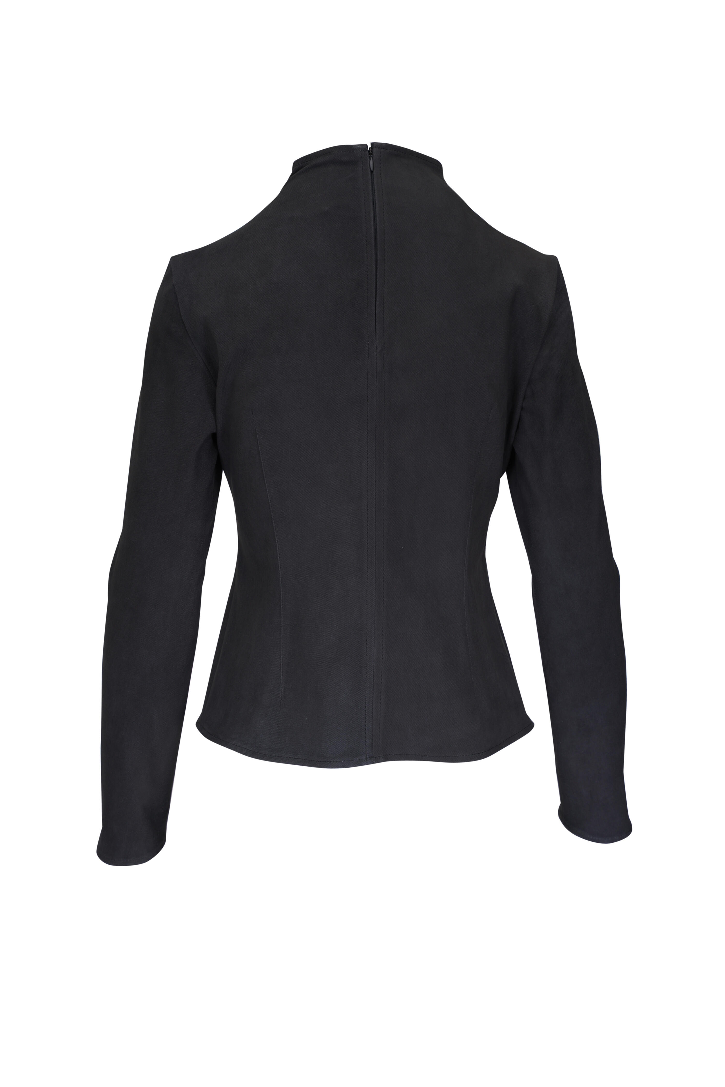KZ_K Studio - Muller Black Leather Top | Mitchell Stores