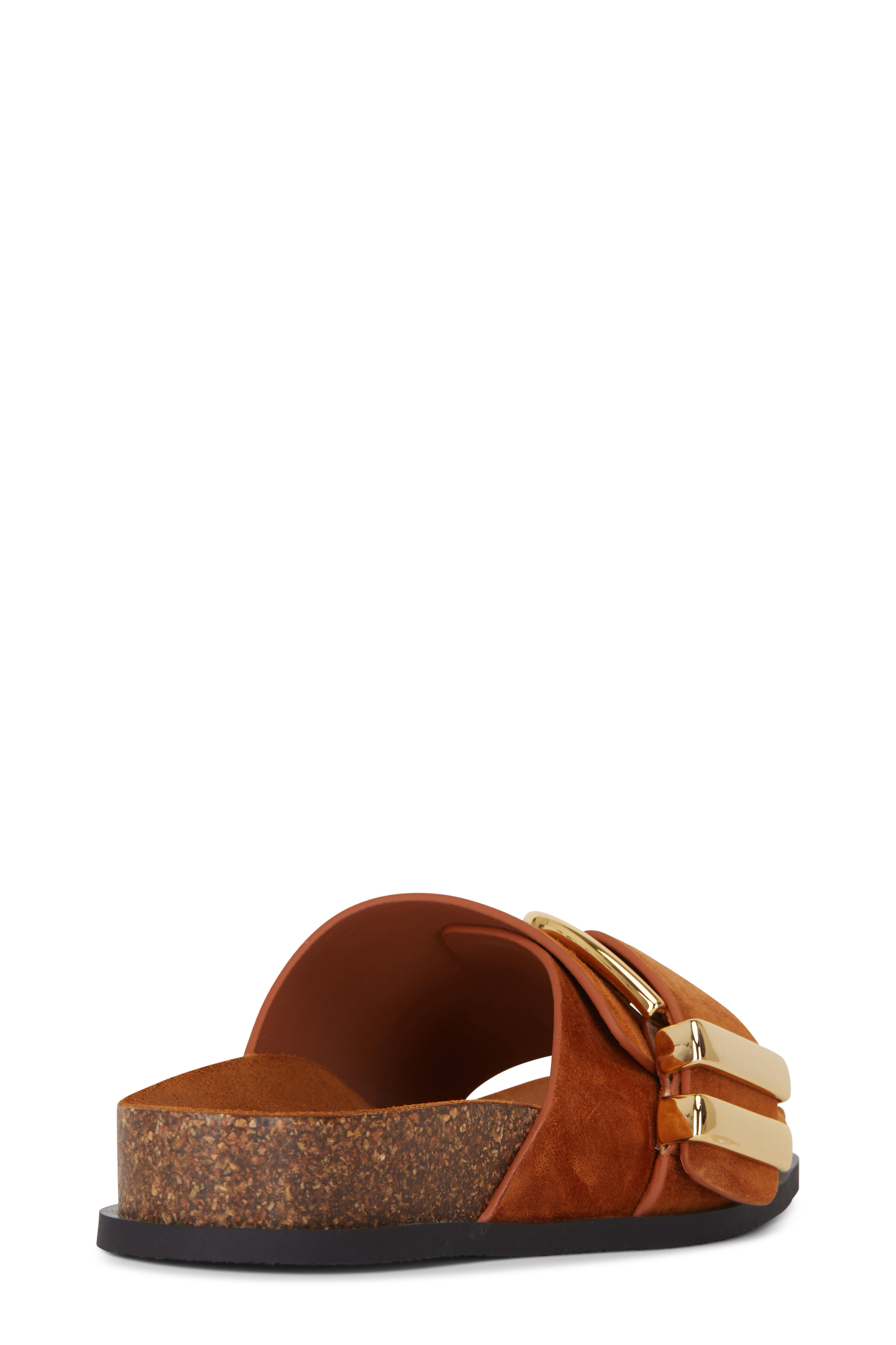 THOMPSON FOOTBED LEATHER SANDALS