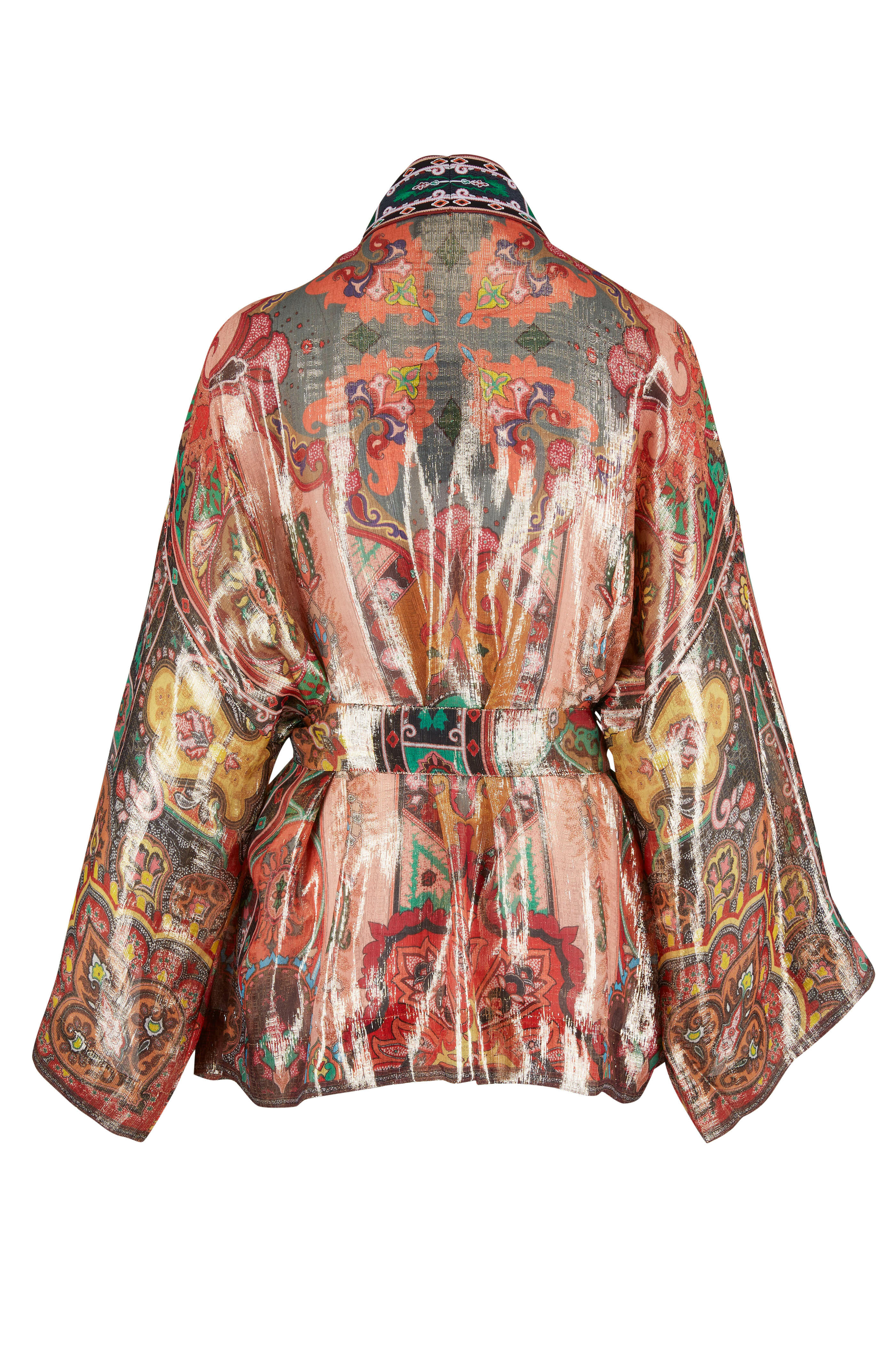 コート ETRO PRINTED CABAN Etro women's printed silk jacket wrca001299sa1a1 Brown