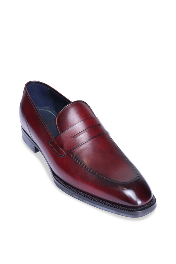 Scarpe di Bianco Vicenza Barolo Leather Penny Loafer