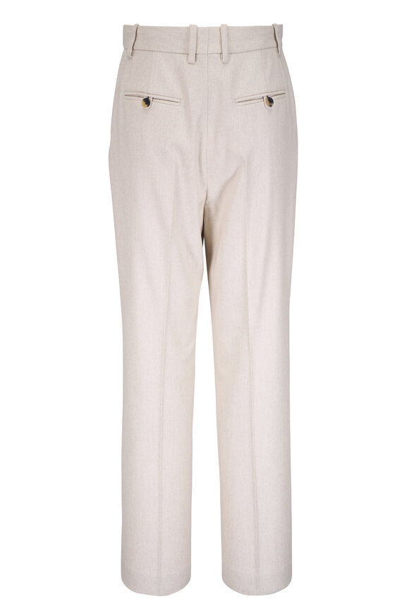 Loro Piana Dermot Beige Wool & Cashmere Pant - view 2