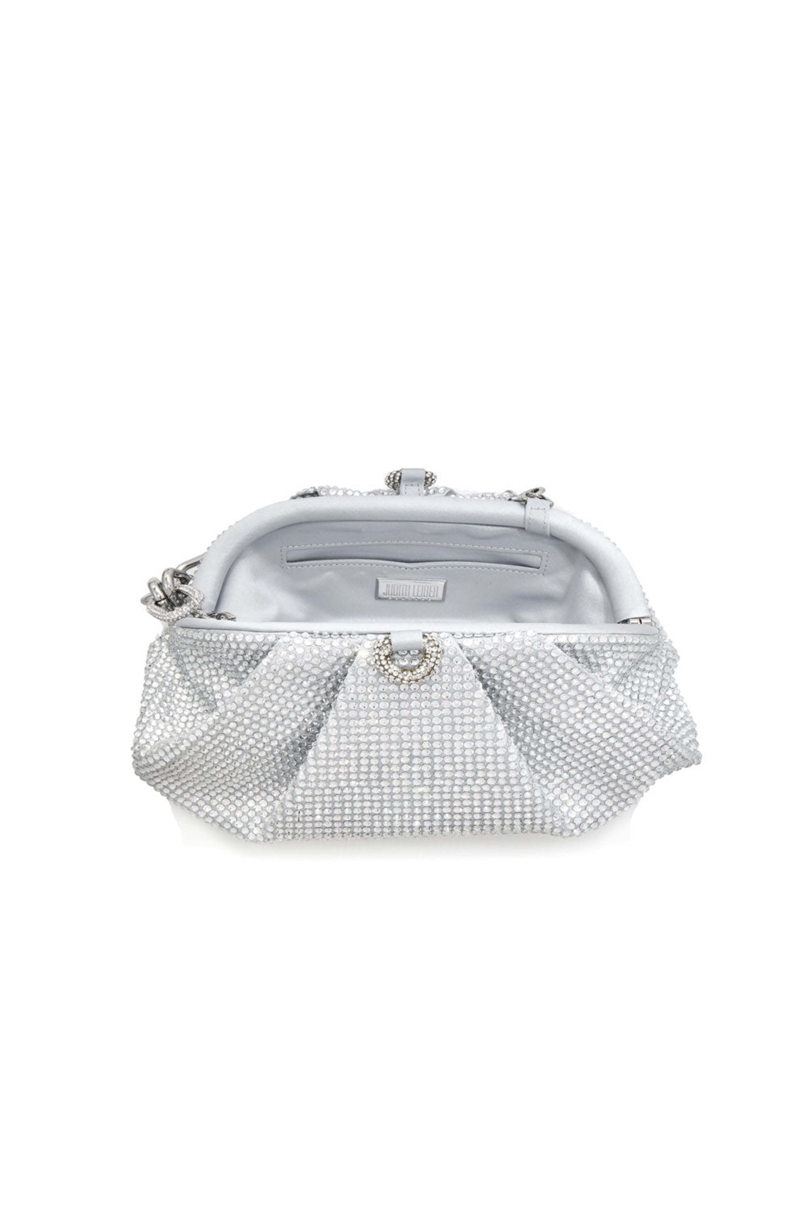 Judith Leiber Couture - Gemma Crystal Clutch in Silver
