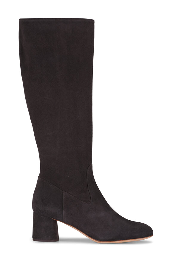 AGL Lorette Brown Suede Knee High Boot, 55mm - view 3