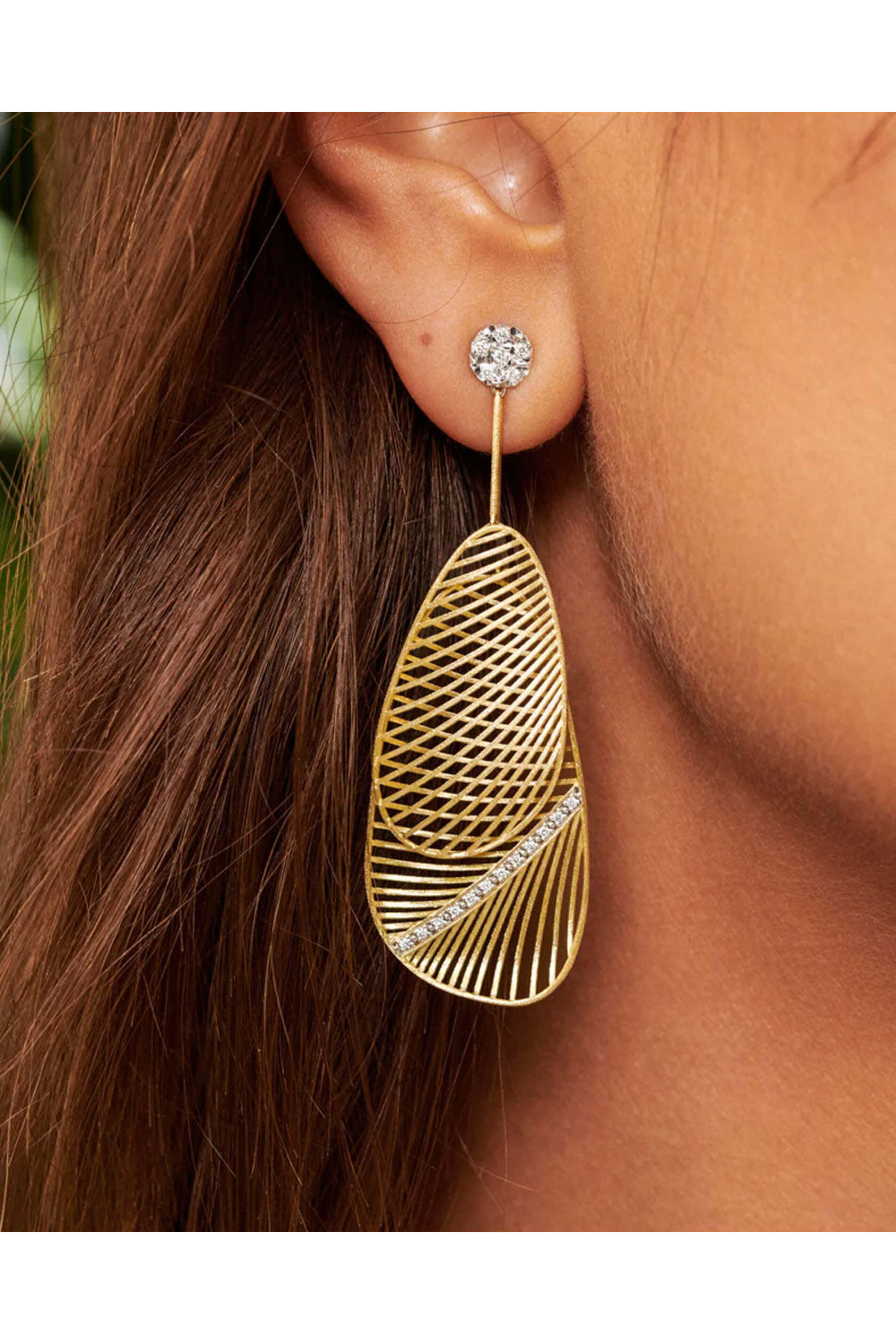 Luisa Rosas - Tribe Double Pendant Earrings