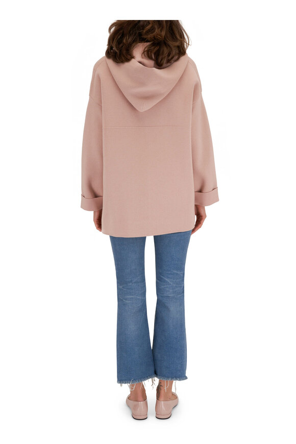 D.Exterior - Mauve Pink Zip Cardigan 