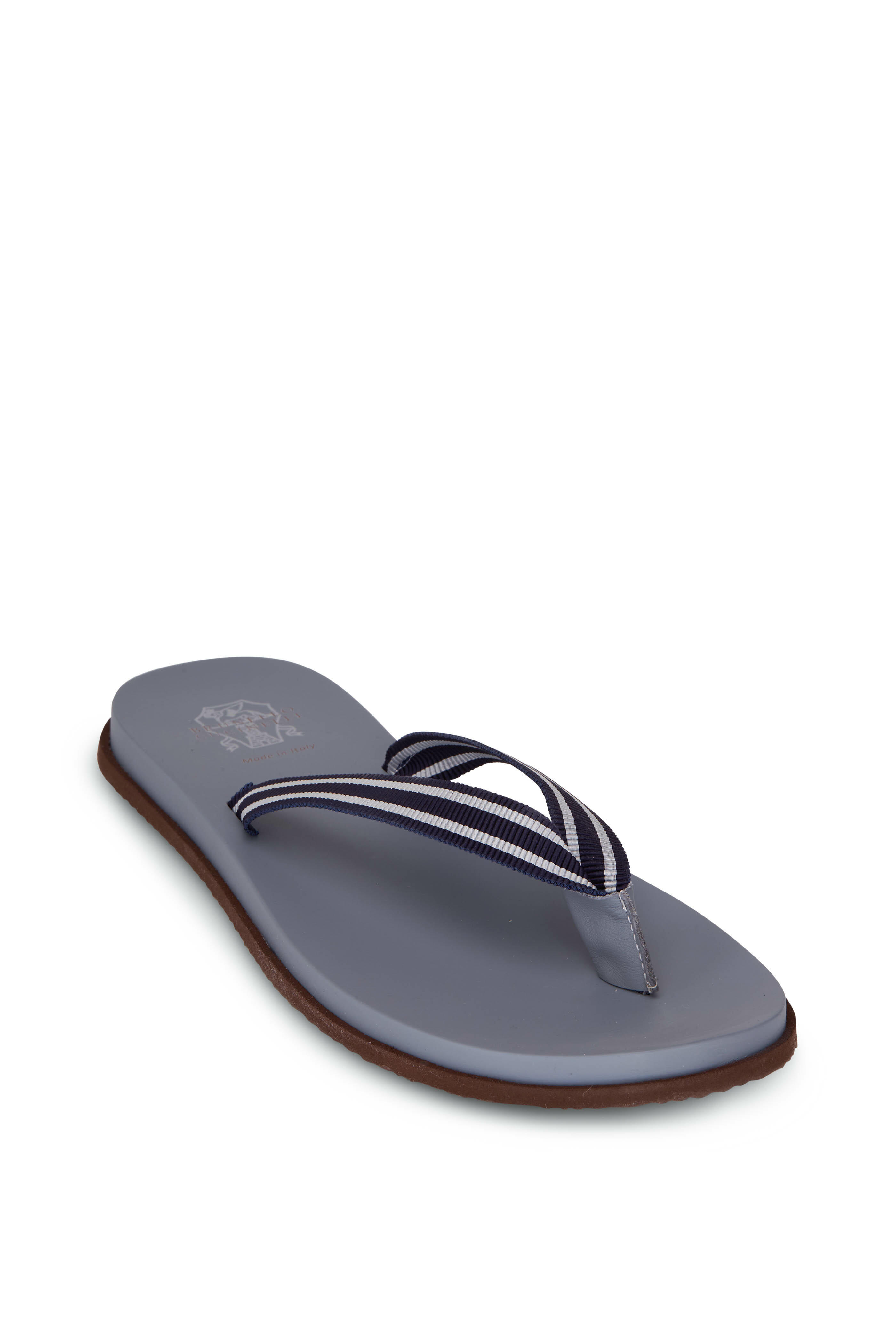 Brunello cucinelli discount mens flip flops