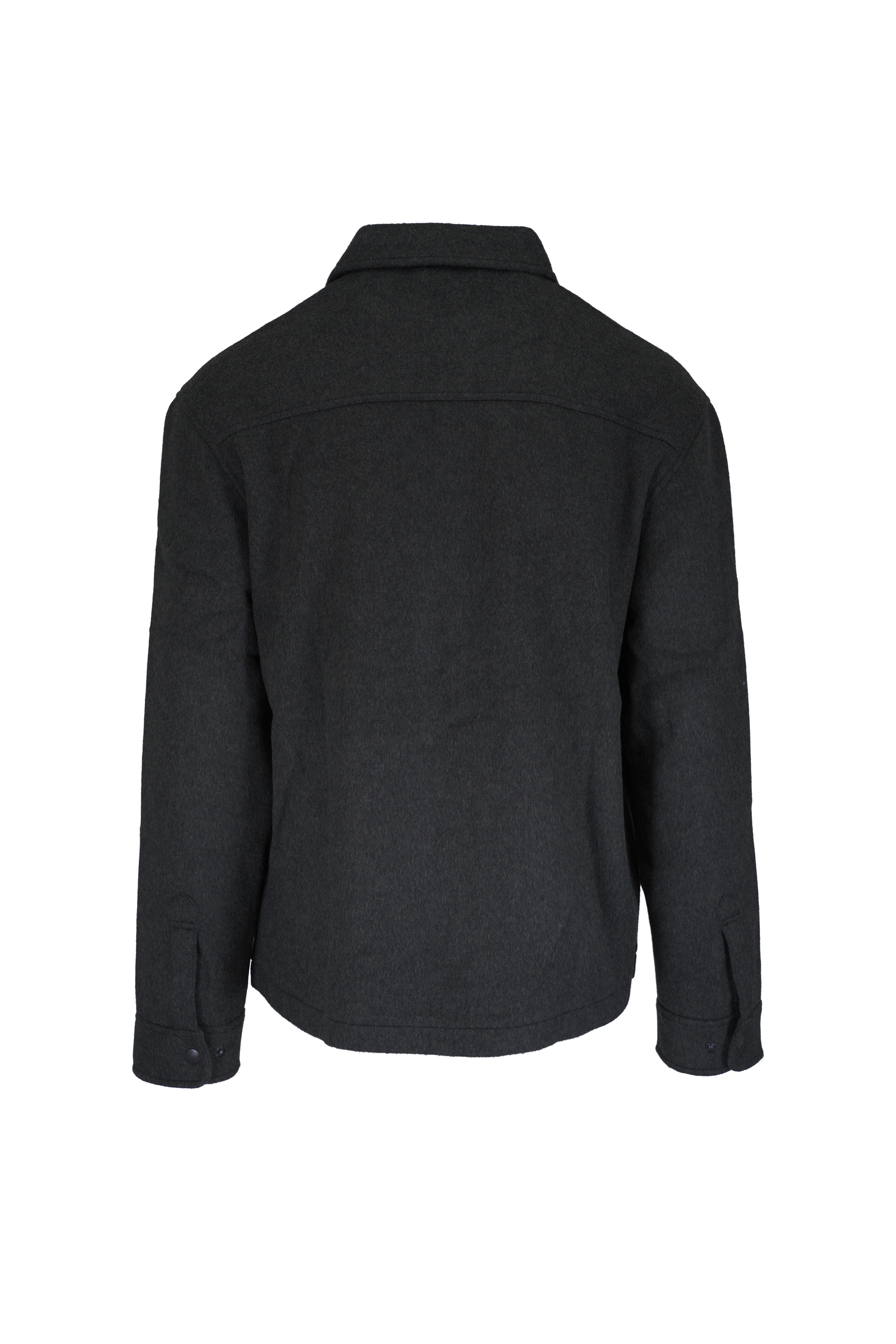 Peter Millar - Crown Flex Oslo Gray Merino Wool Shirt Jacket