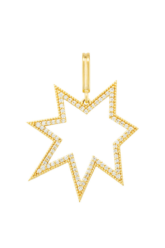 Mellerio 18k Yellow Gold L'Etoile Diamond Charm