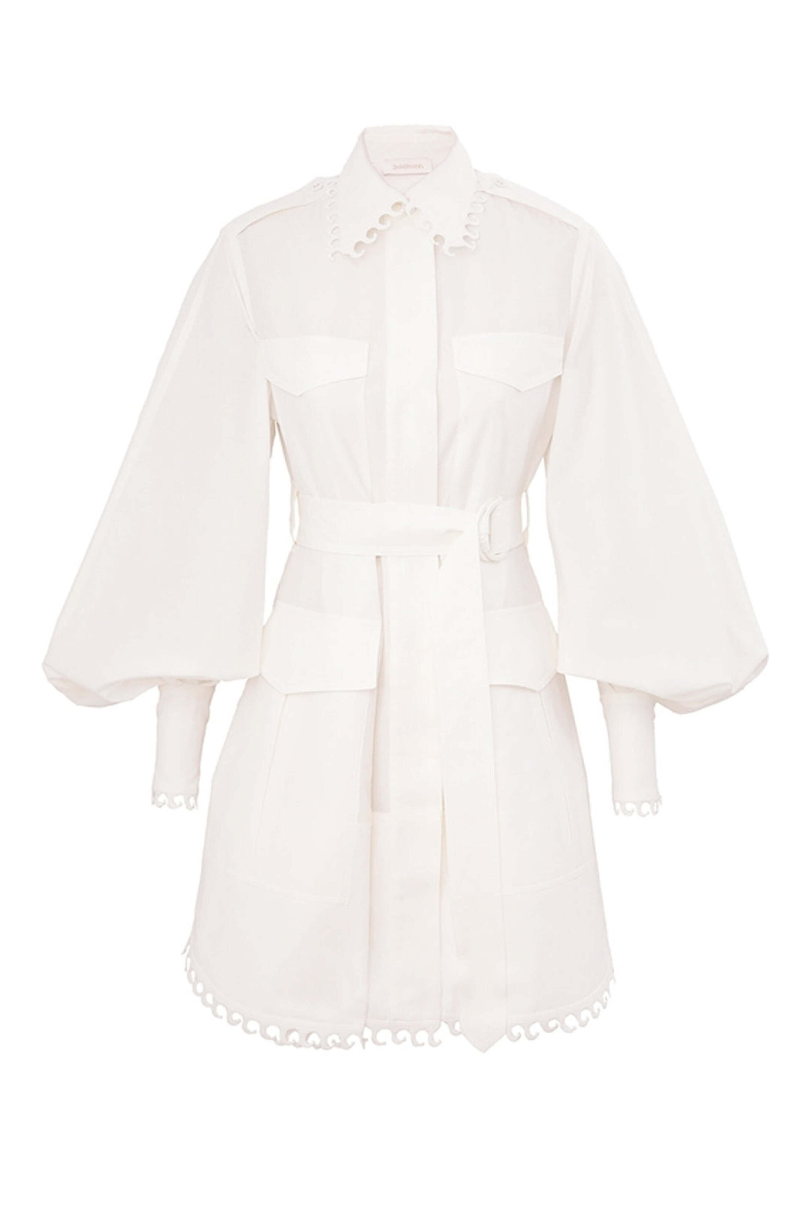 zimmermann utility short dress Zimmermann Illuminate Utility Mini Dress