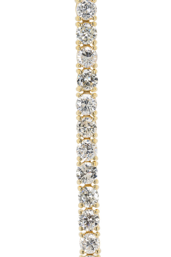 Lowy & Co - Yellow Gold Diamond Tennis Bracelet