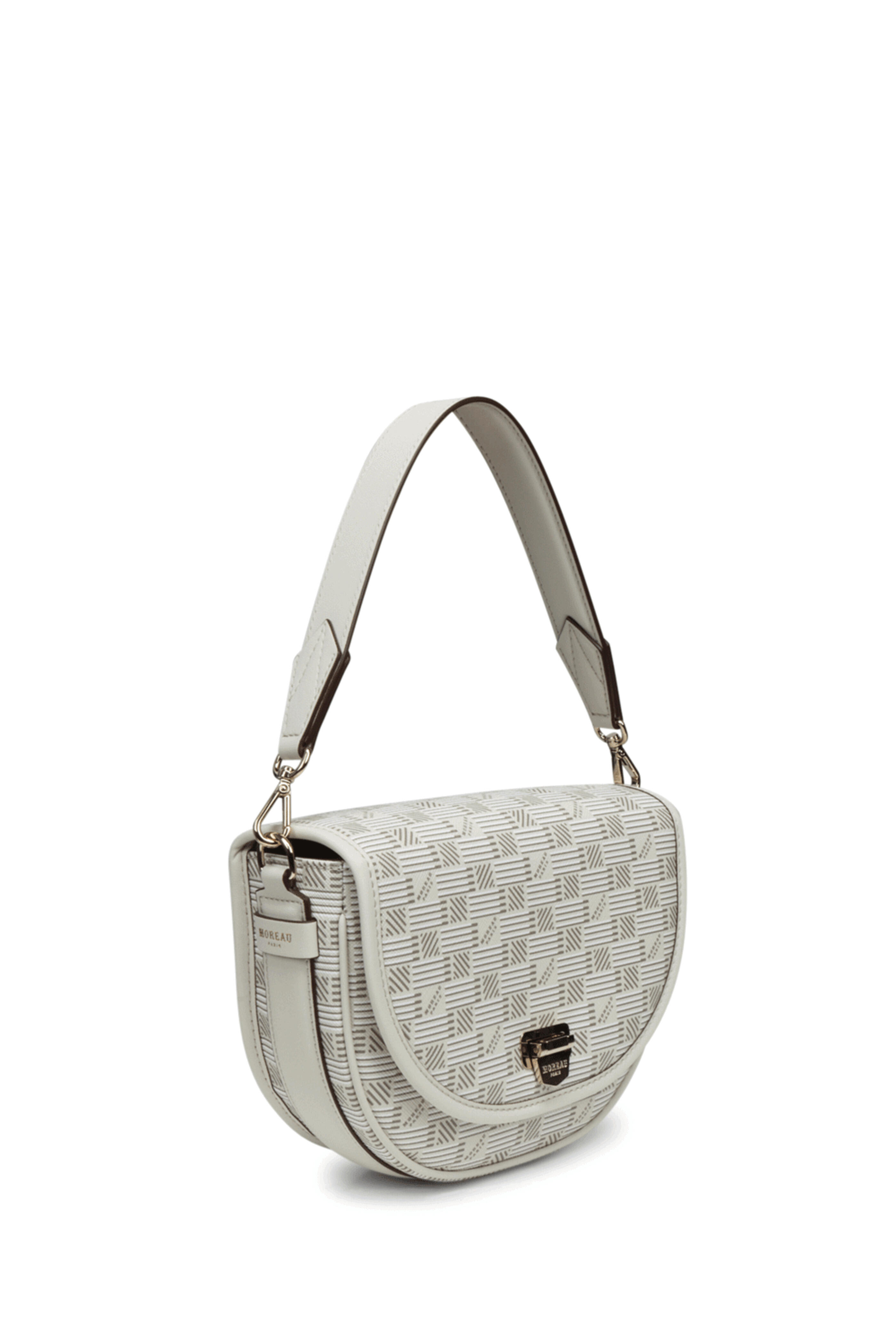 Moreau Paris - Small Flap Crossbody Bag in Champagne