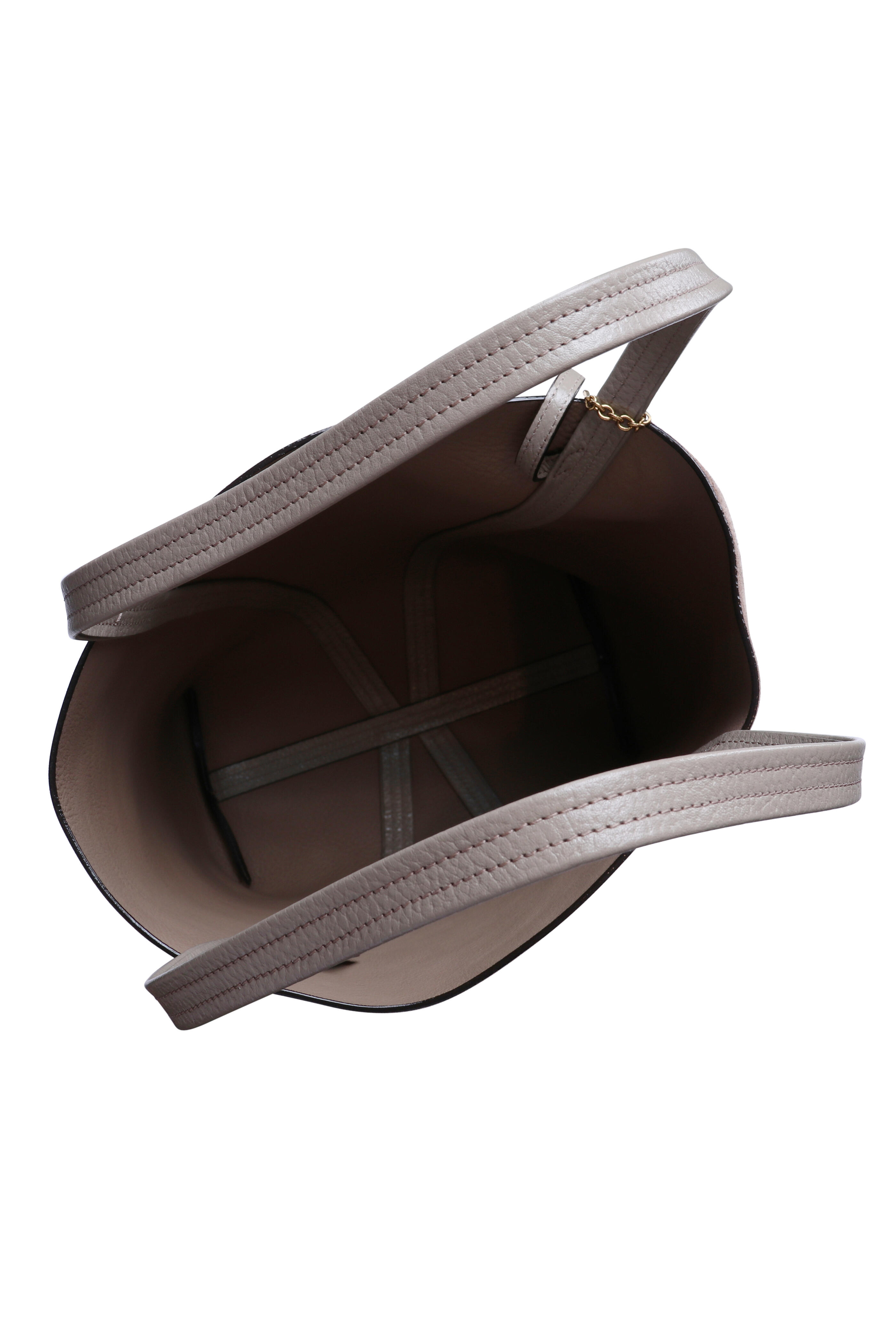 Chloé - Medium Spin Motty Gray Suede Leather Tote - view 4