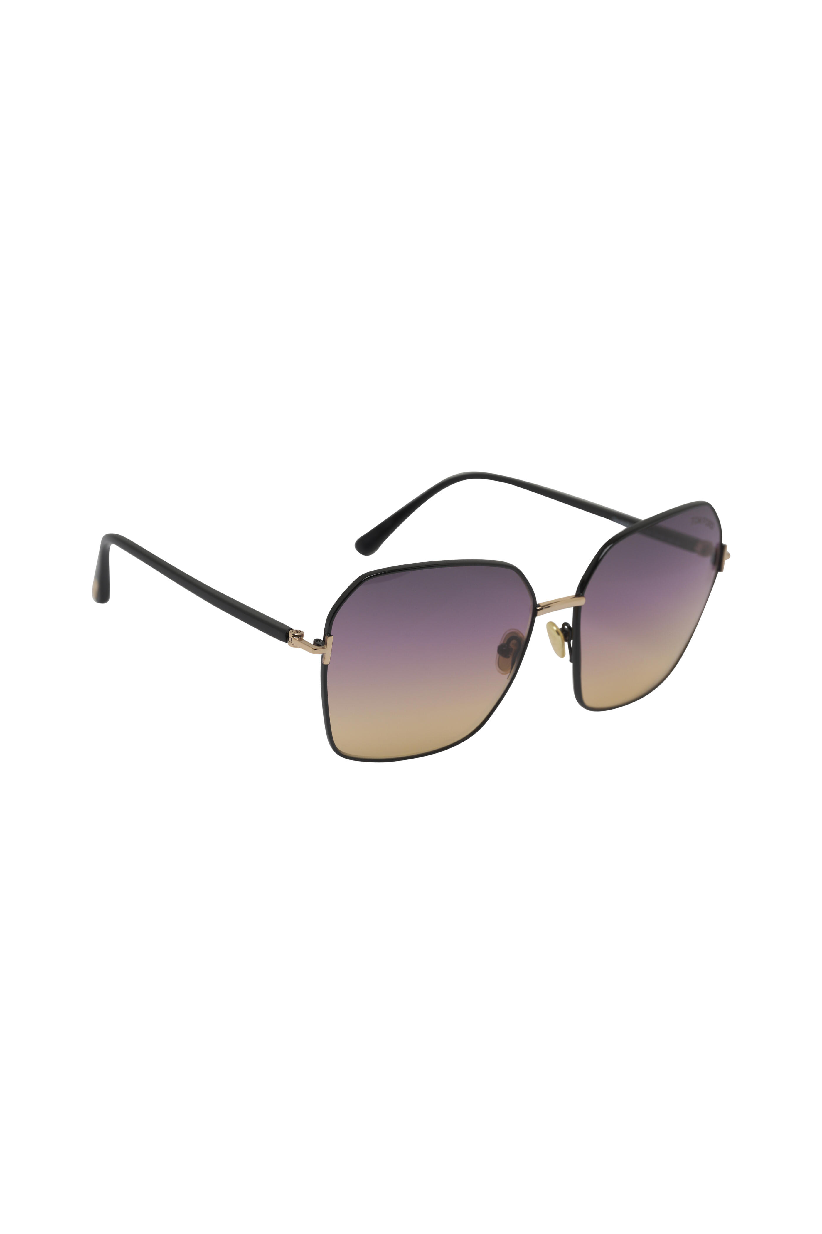 Tom Ford Eyewear - Claudia Black Square Frame Sunglasses