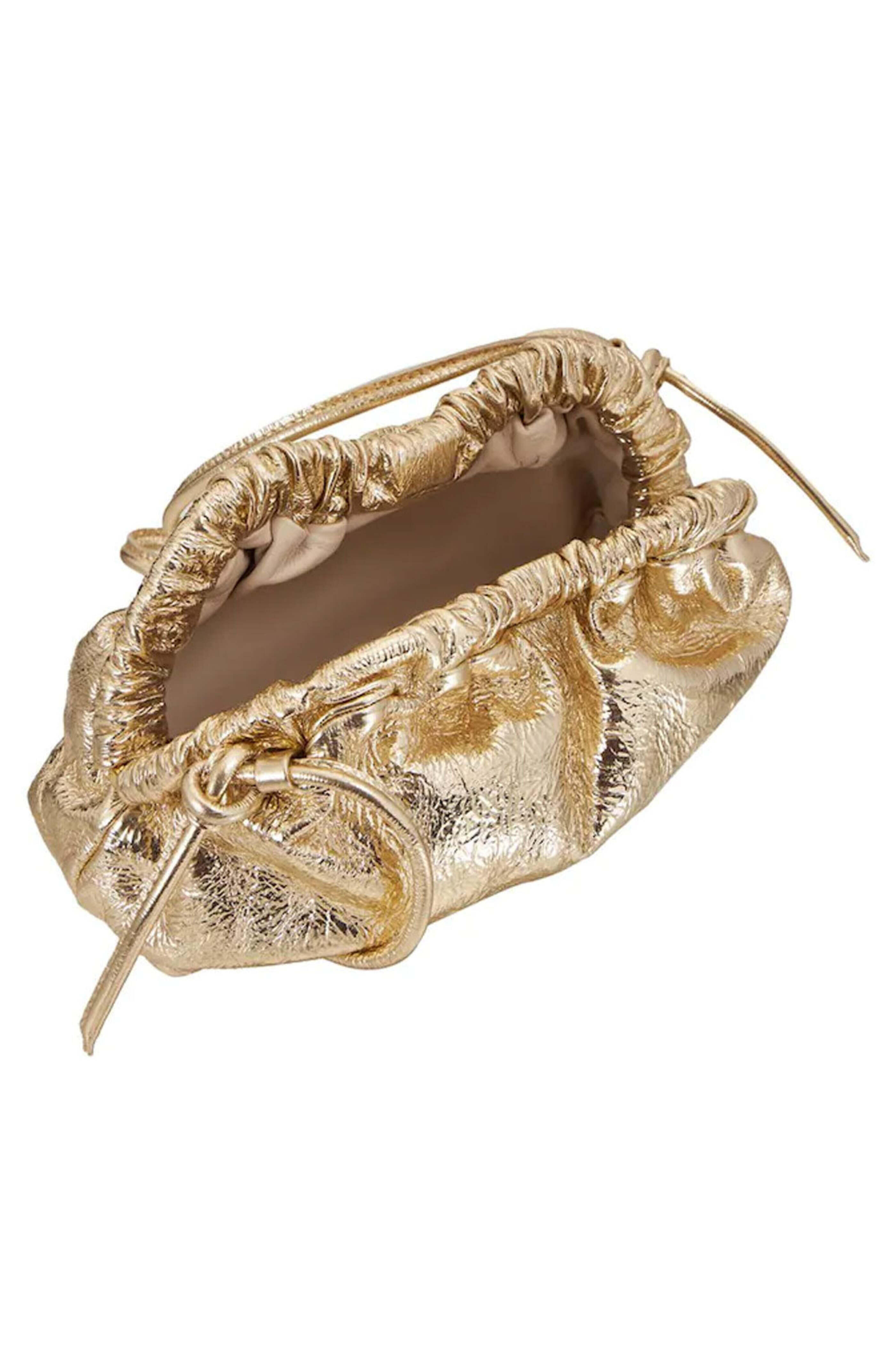 Mansur Gavriel - Mini Cloud Clutch in Gold