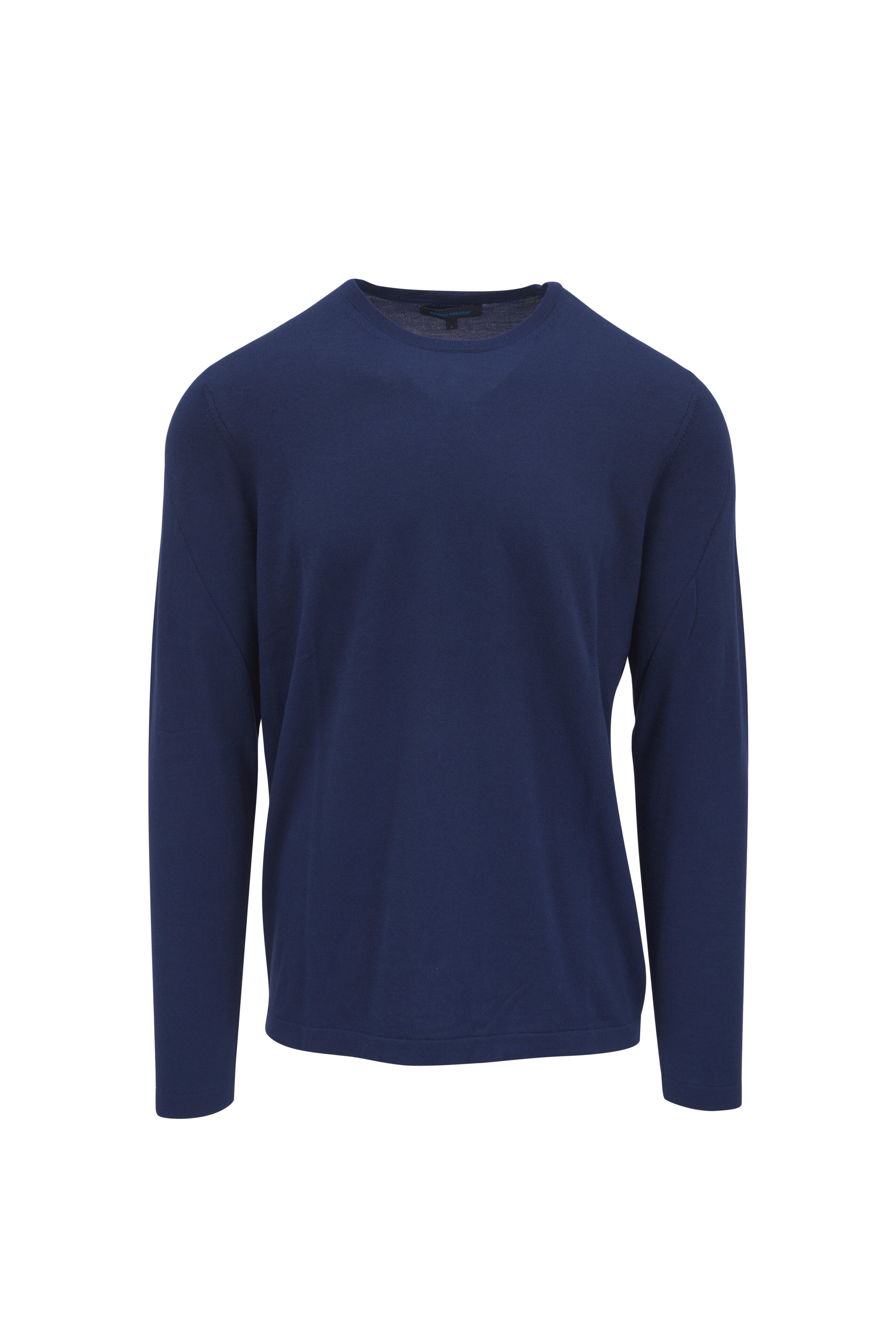 Patrick Assaraf - Navy Crewneck Sweater