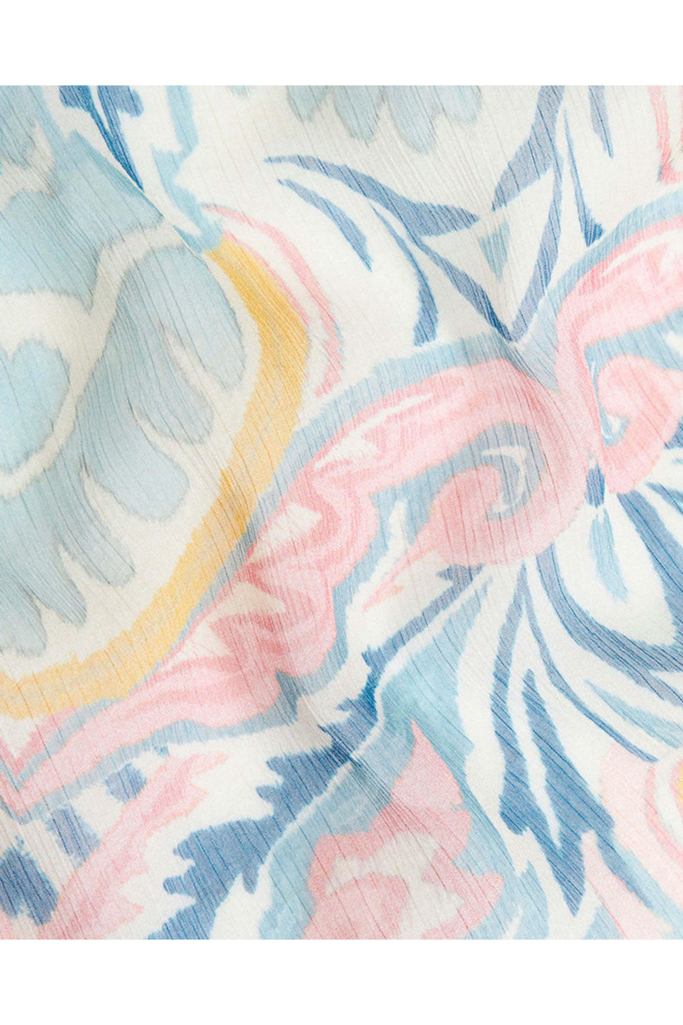 Etro - Azzurro Silk Paisley Chiffon Cover Up