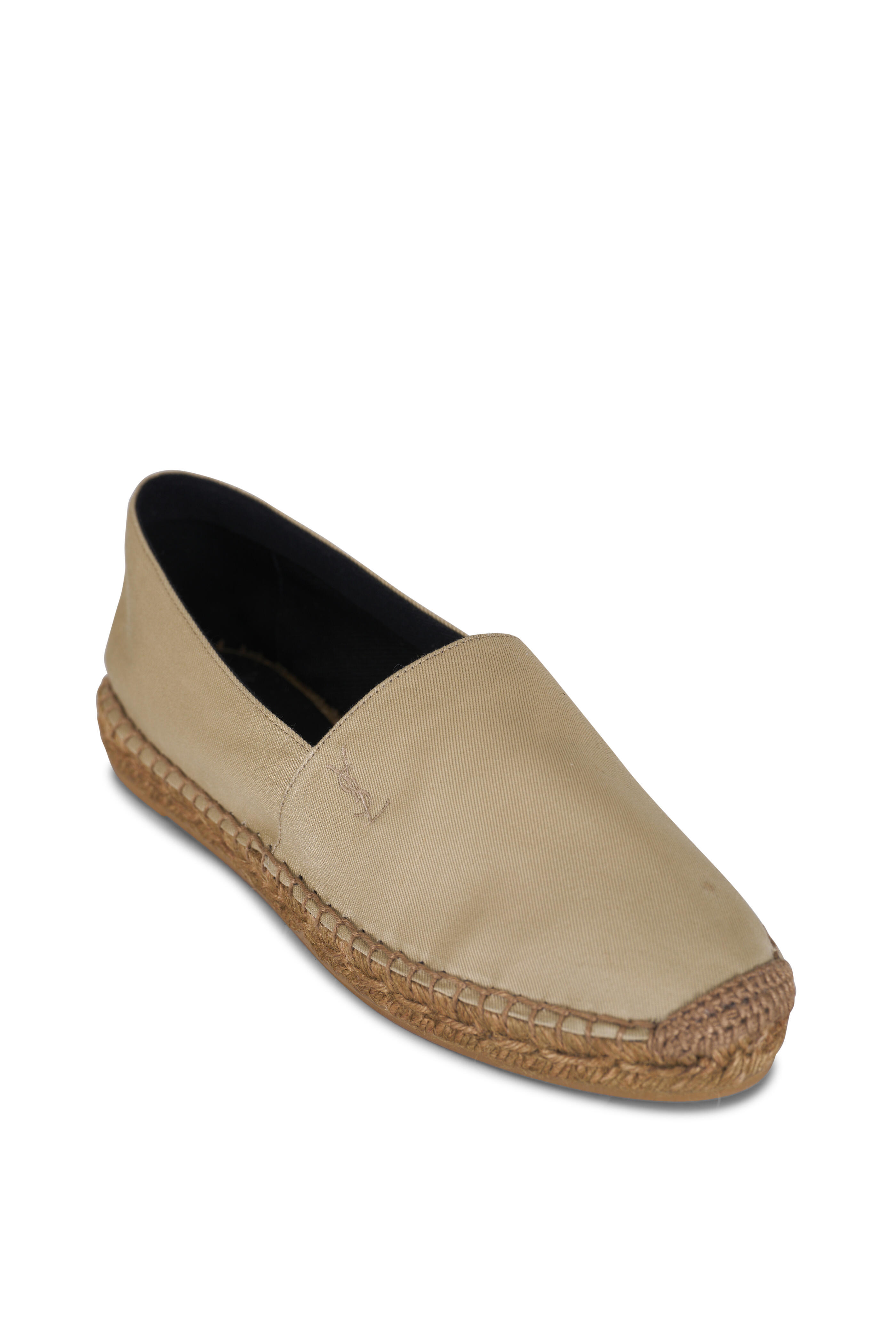 Saint Laurent - Perseo Biscuit Cotton Espadrille