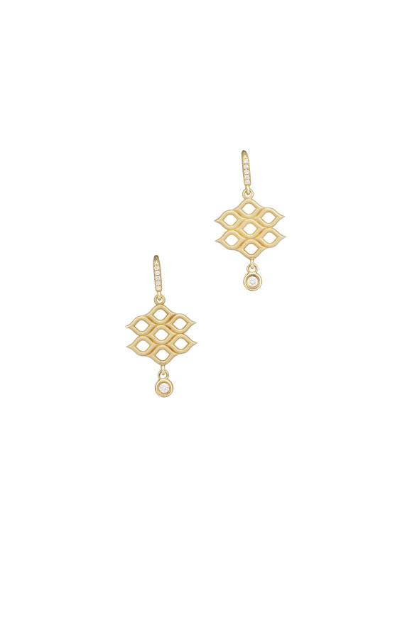 Lauren K Diamond Ocean Drop Earrings - view 1