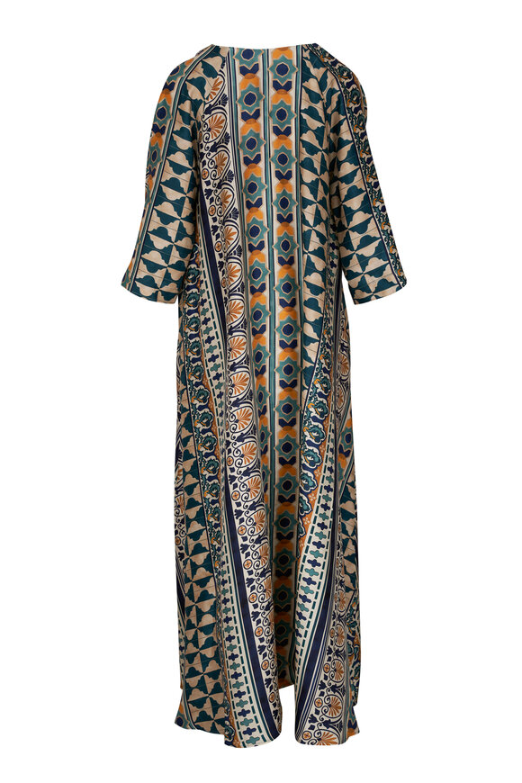 La Double J - Muumuu Multicolor Silk Dress