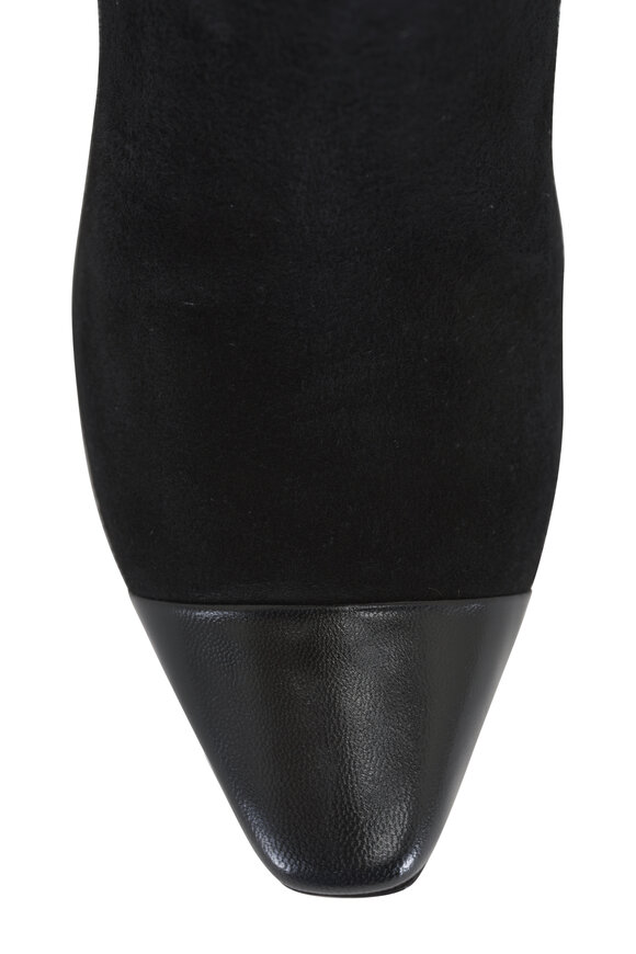 Veronica Beard - Cecile Black Suede Knee High Boot