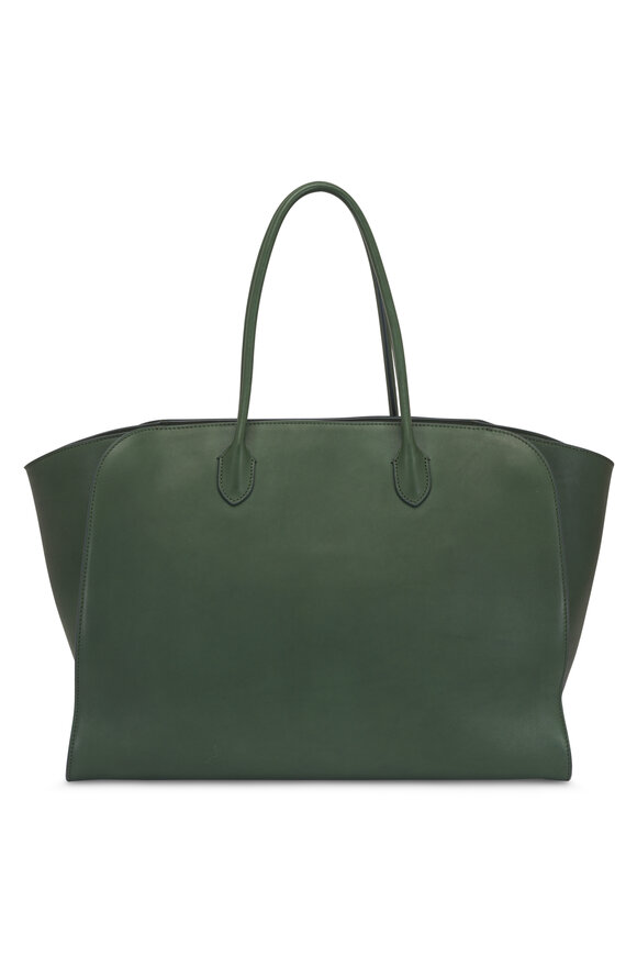 【The Row】Pim レザー トートバッグ The Row - Pim Dark Brown PLD Leather Tote | Mitchell Stores
