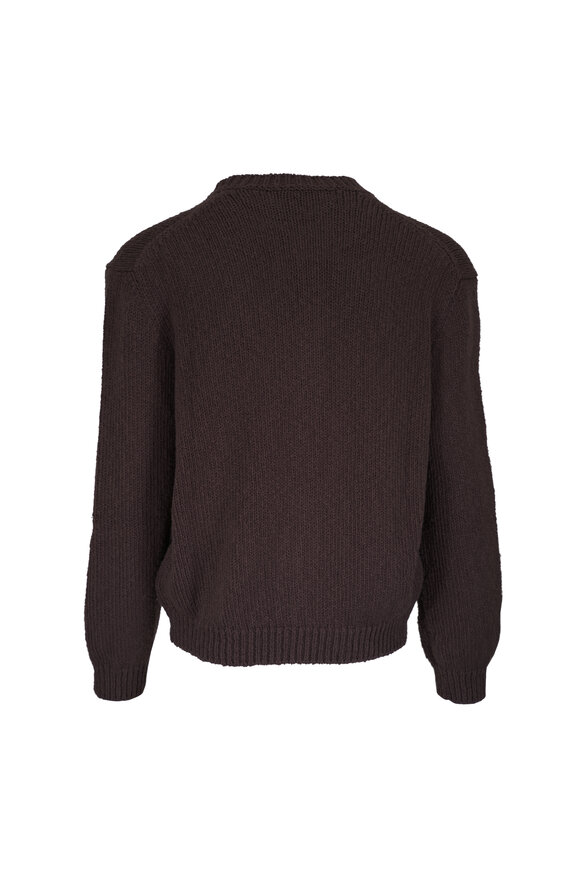 Loro Piana Isola Bella Brown Knit Bomber Jacket - view 2