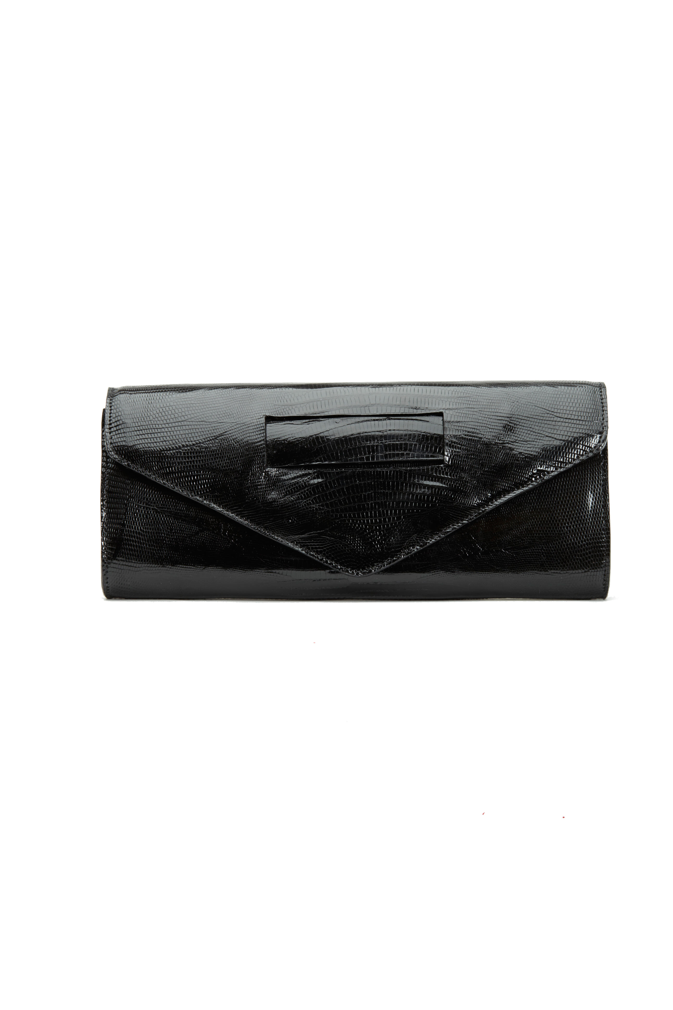 Daniella Ortiz - Ashley Style Black Lizard Clutch