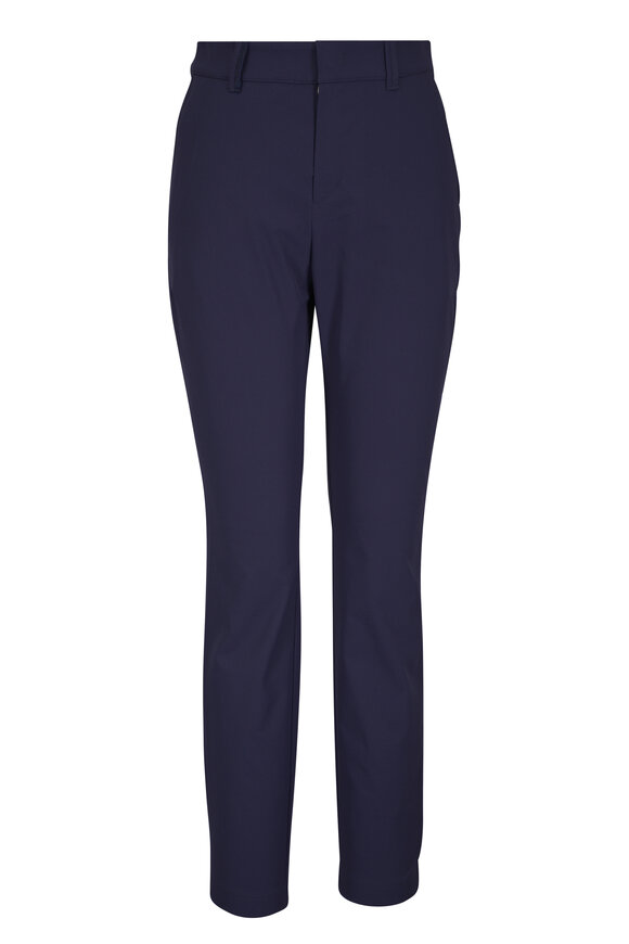 パンツ Bruno Manetti Navy Blue Cashmere Pants With Elasticized Bruno Manetti Navy Blue Cashmere Pants With Elasticized