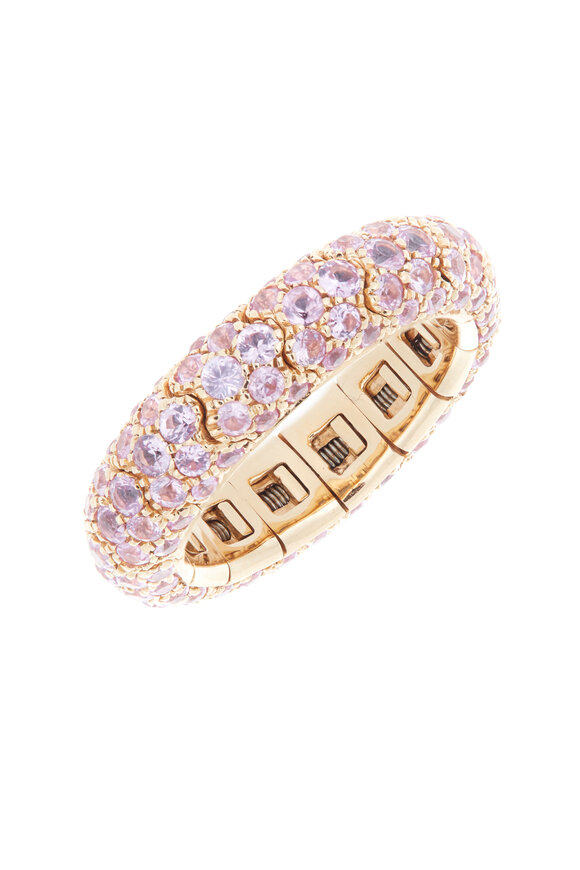 Mattia Cielo - 18K Yellow Gold Pink Sapphire Ring