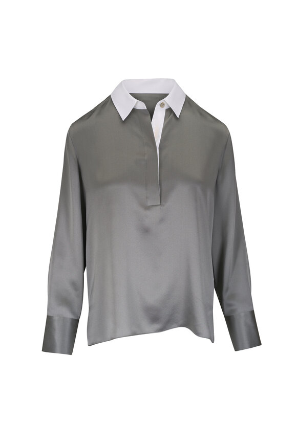 Vince - Jade Silk Cap Sleeve Blouse | Mitchell Stores