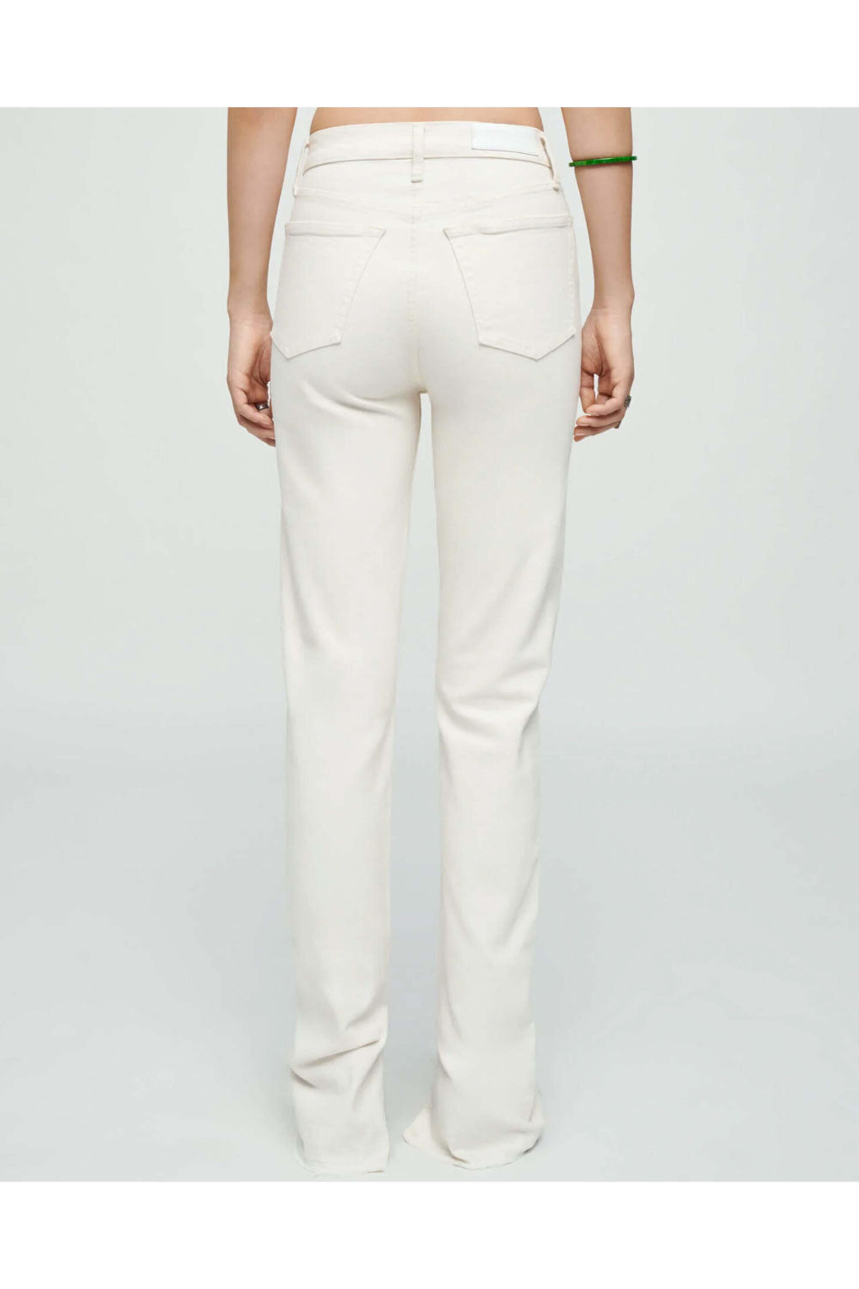 Re/Done - 70s High Rise Skinny Bootcut Jean in Vintage White