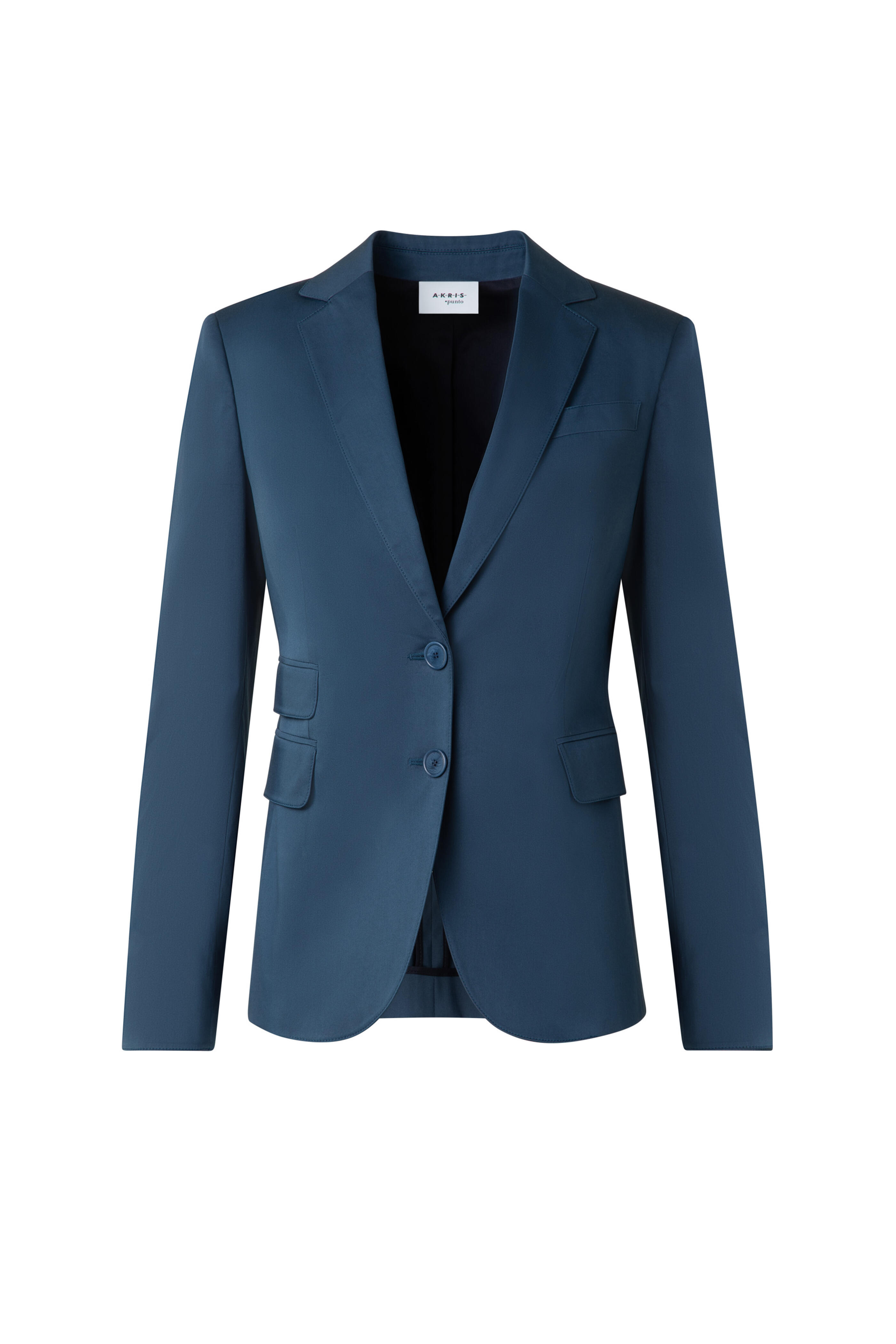 Akris Punto - Black Jersey Asymmetric Zip Jacket