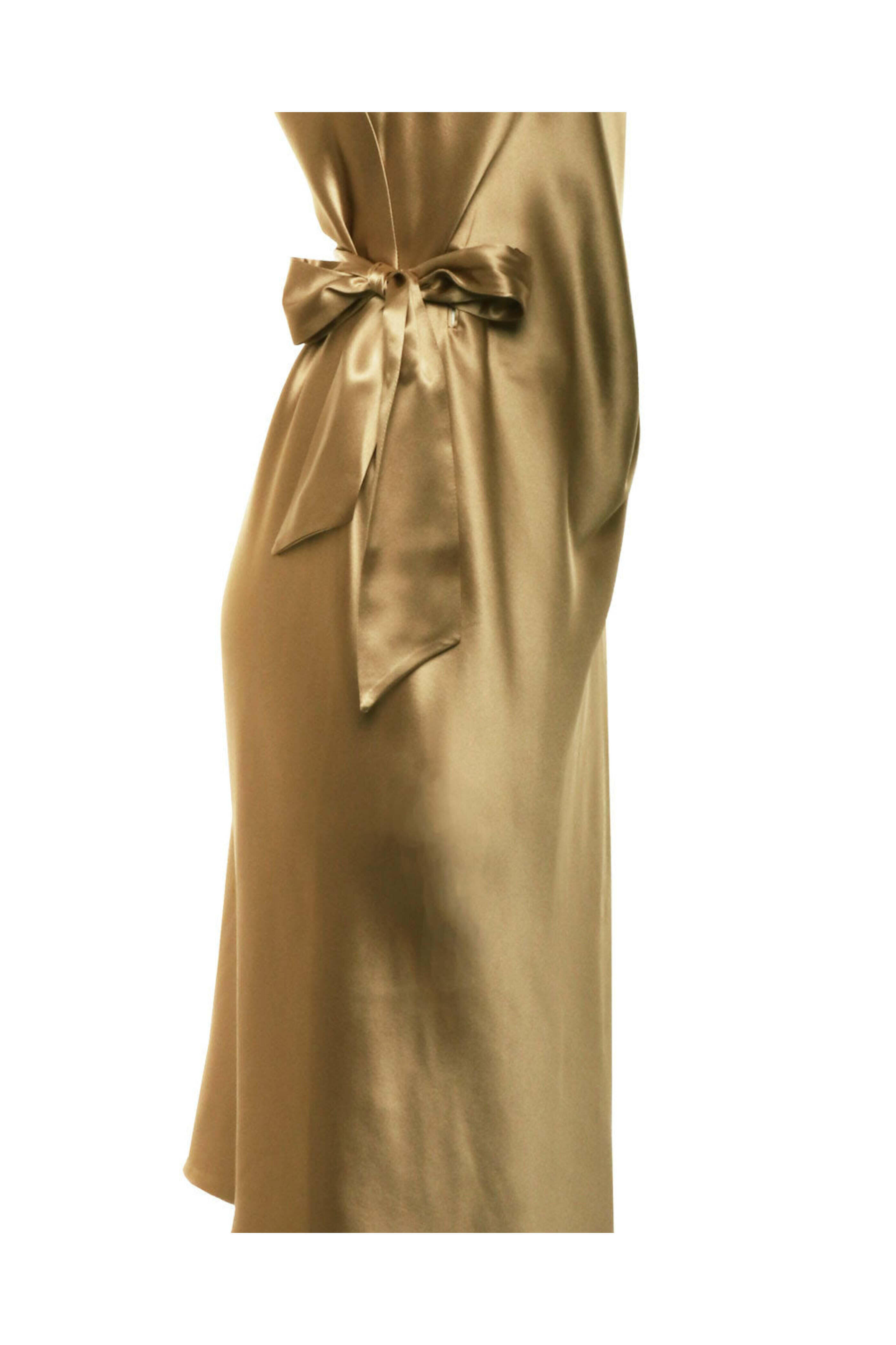 Peter Cohen - Gold Victor Wrap Dress | Mitchell Stores Peter Cohen - Gold Victor Wrap Dress | Mitchell Stores