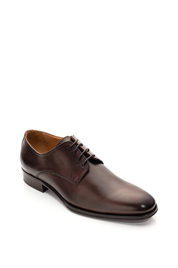 To Boot New York - Declan Cacao Leather Lace-Up Dress Shoe