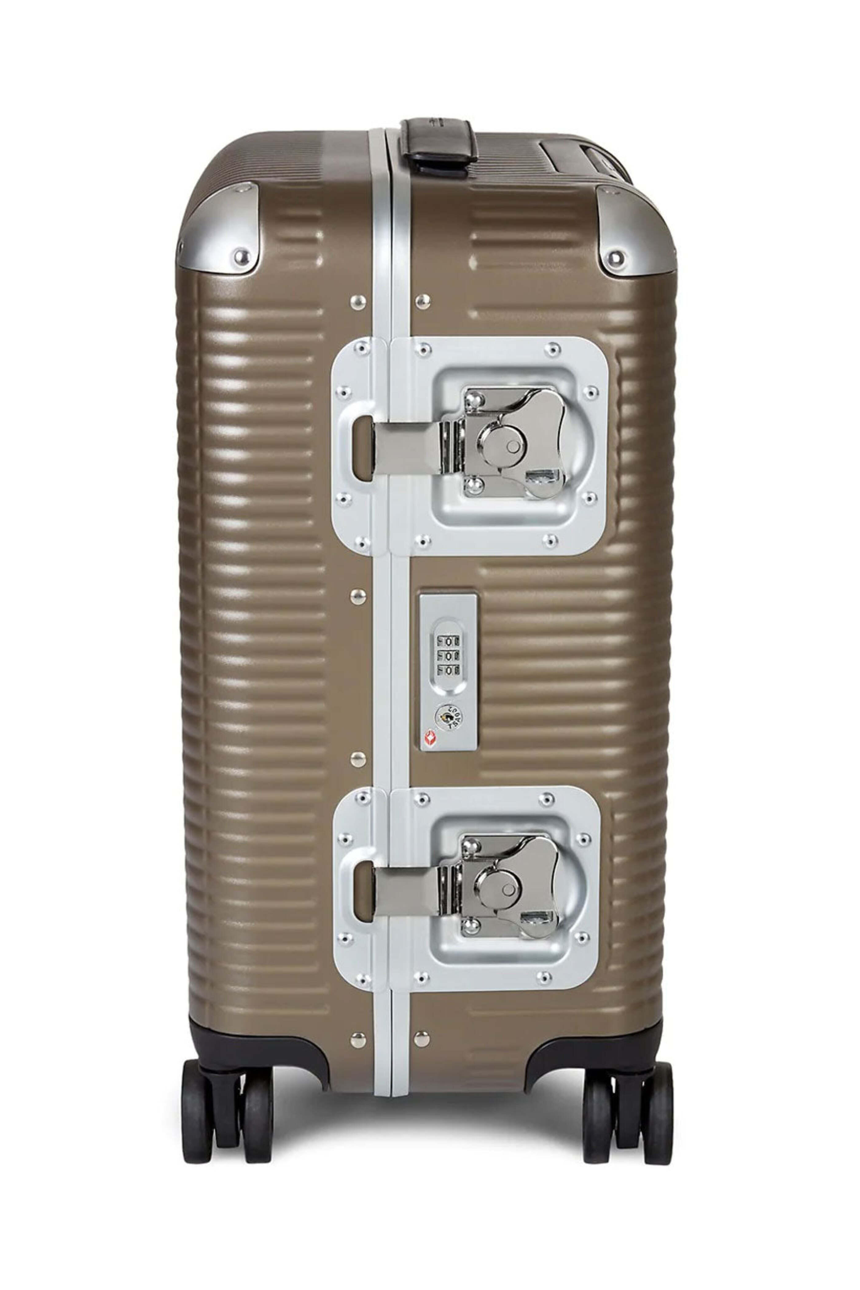 Fpm Milano - 55 Bank Carry-On Spinner Suitcase in Matte Almond