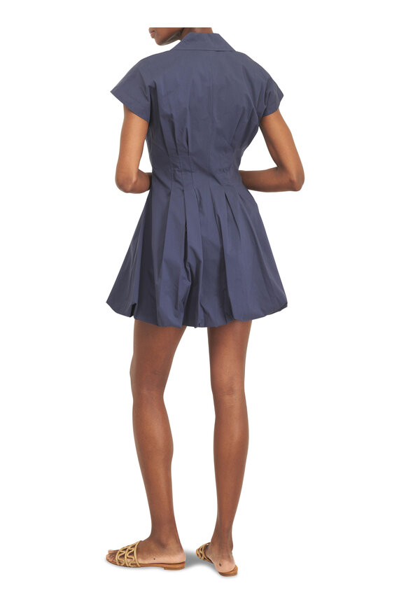 Simkhai Lirinne Navy Bubble Mini Dress - view 3