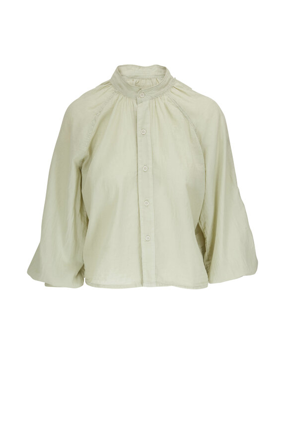 Mother - Sunburst Sage Green Cotton Shirt 