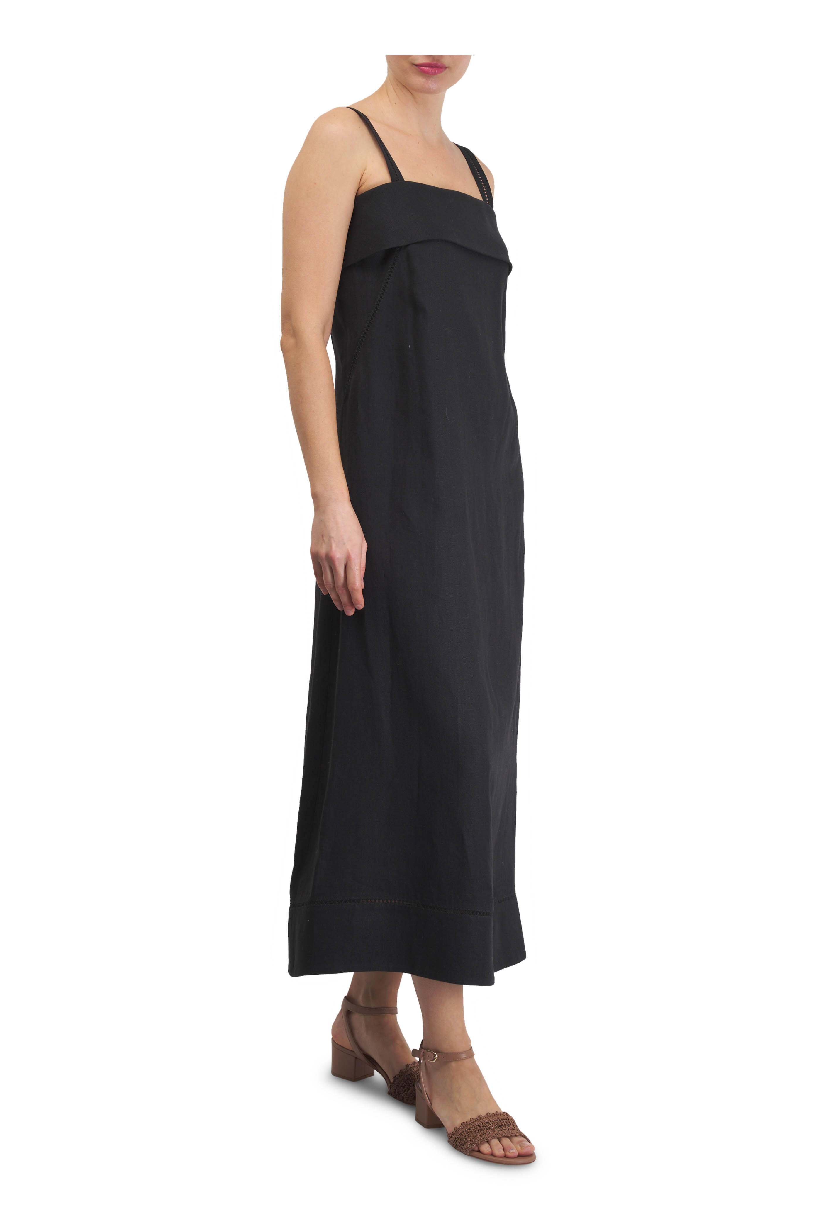 AGL - Lala Cocoa Cola Crochet Ankle Strap Sandal, 50mm