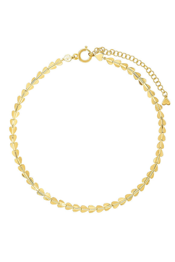 Cadar Gold Wings Of Love Small Link Necklace