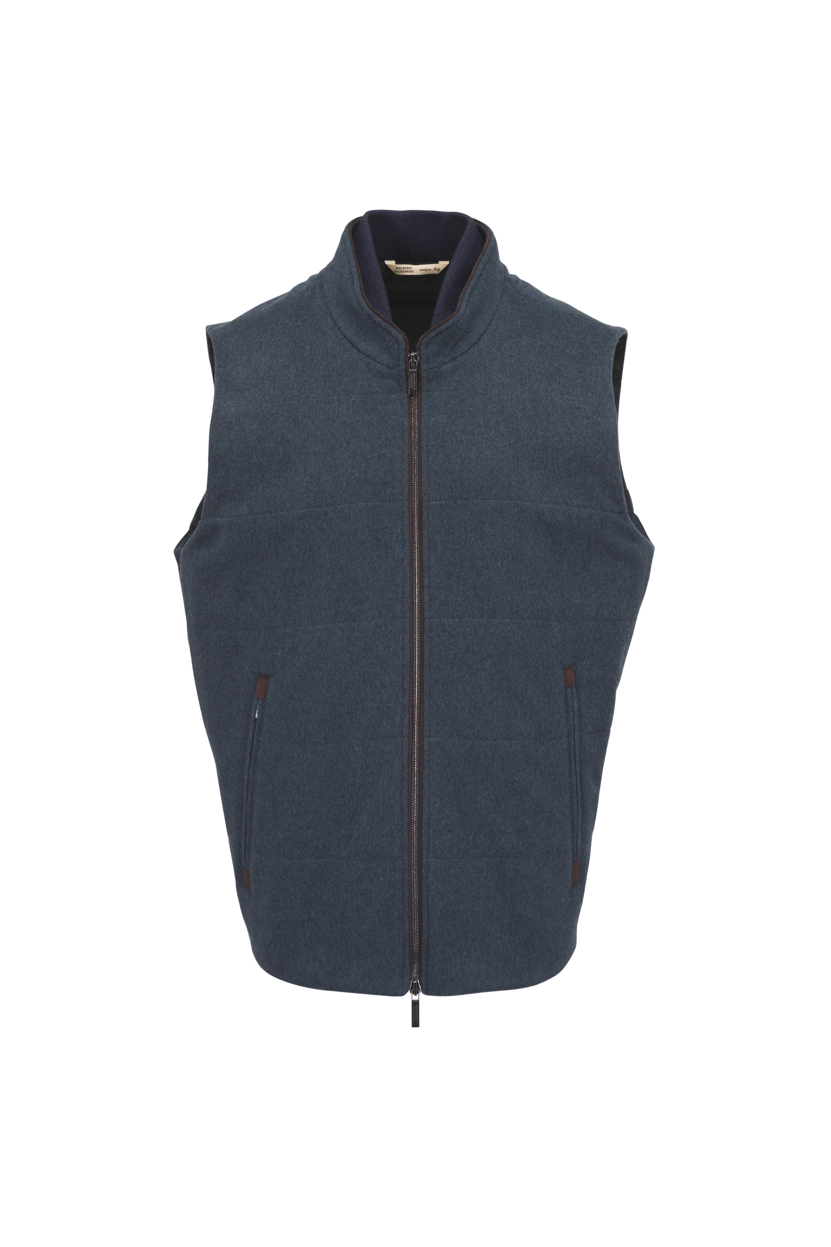 Maurizio Baldassari - Blue Cashmere Vest