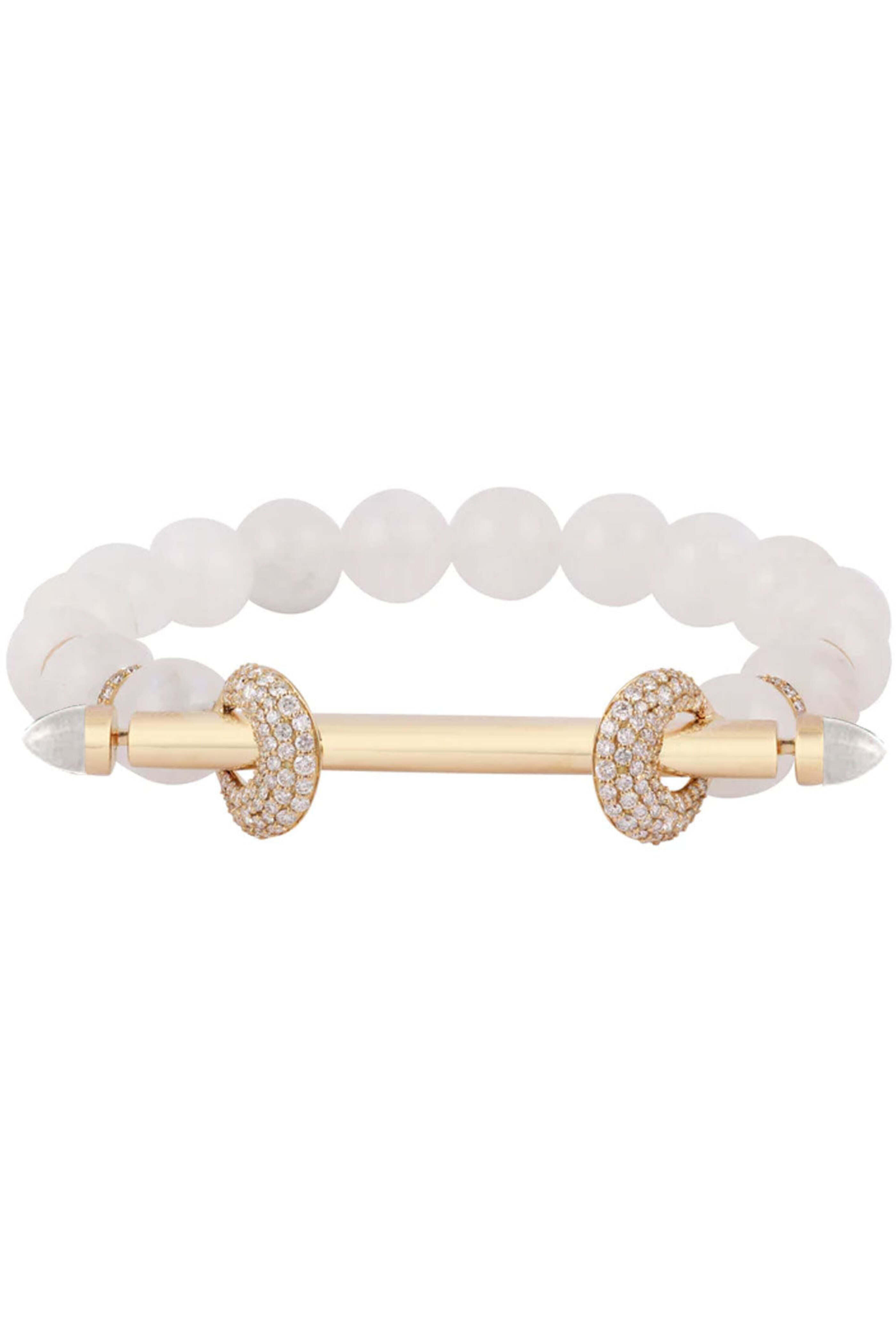 Ananya Fine Jewelry - Diamond & Quartz Moonstone Bracelet