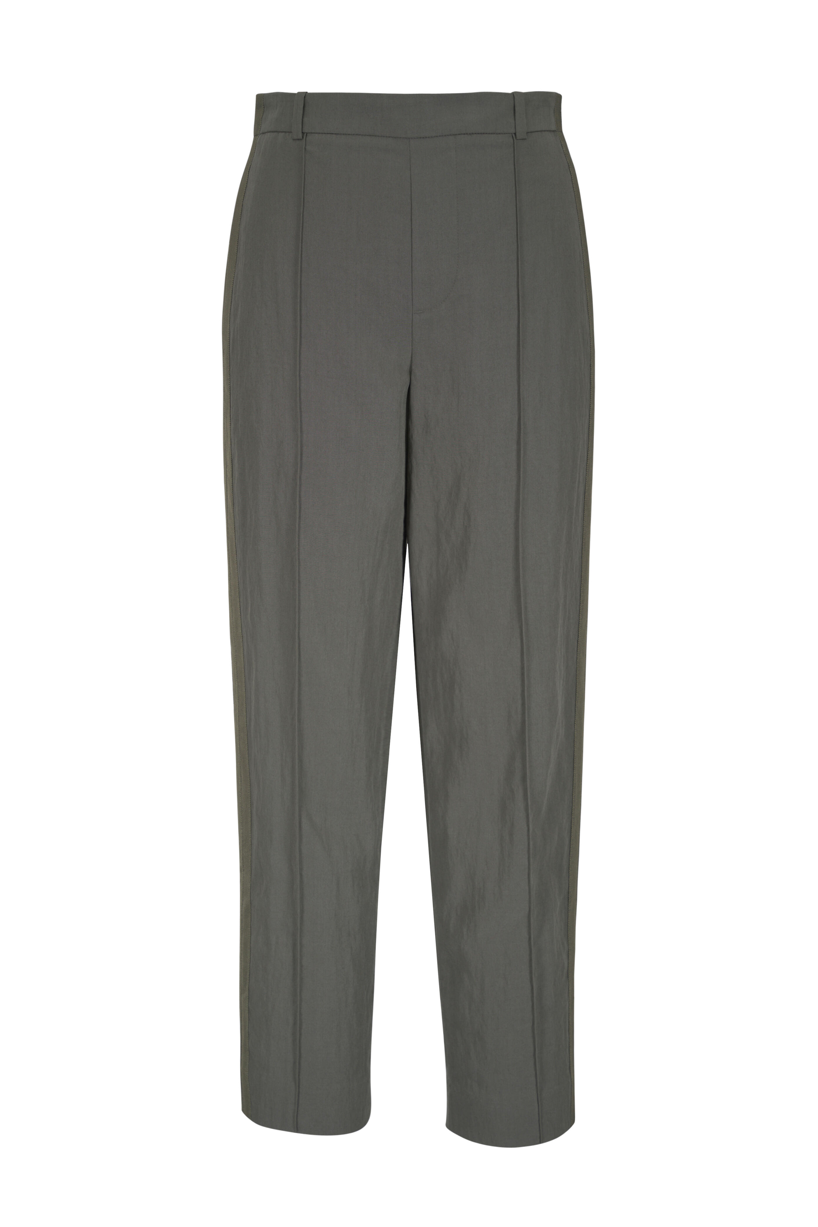 Vince - Grace Sea Green Side Strap Mid-Rise Pull-On Pant - view 1